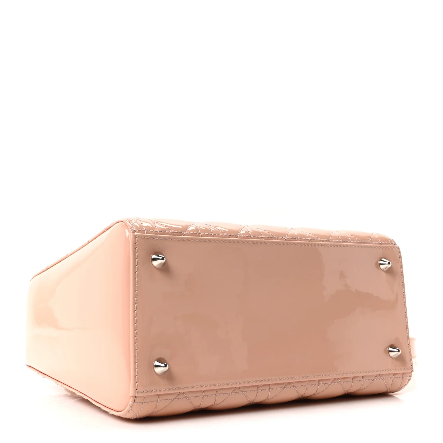 Patent Cannage Medium Lady Dior Light Pink - Image 4