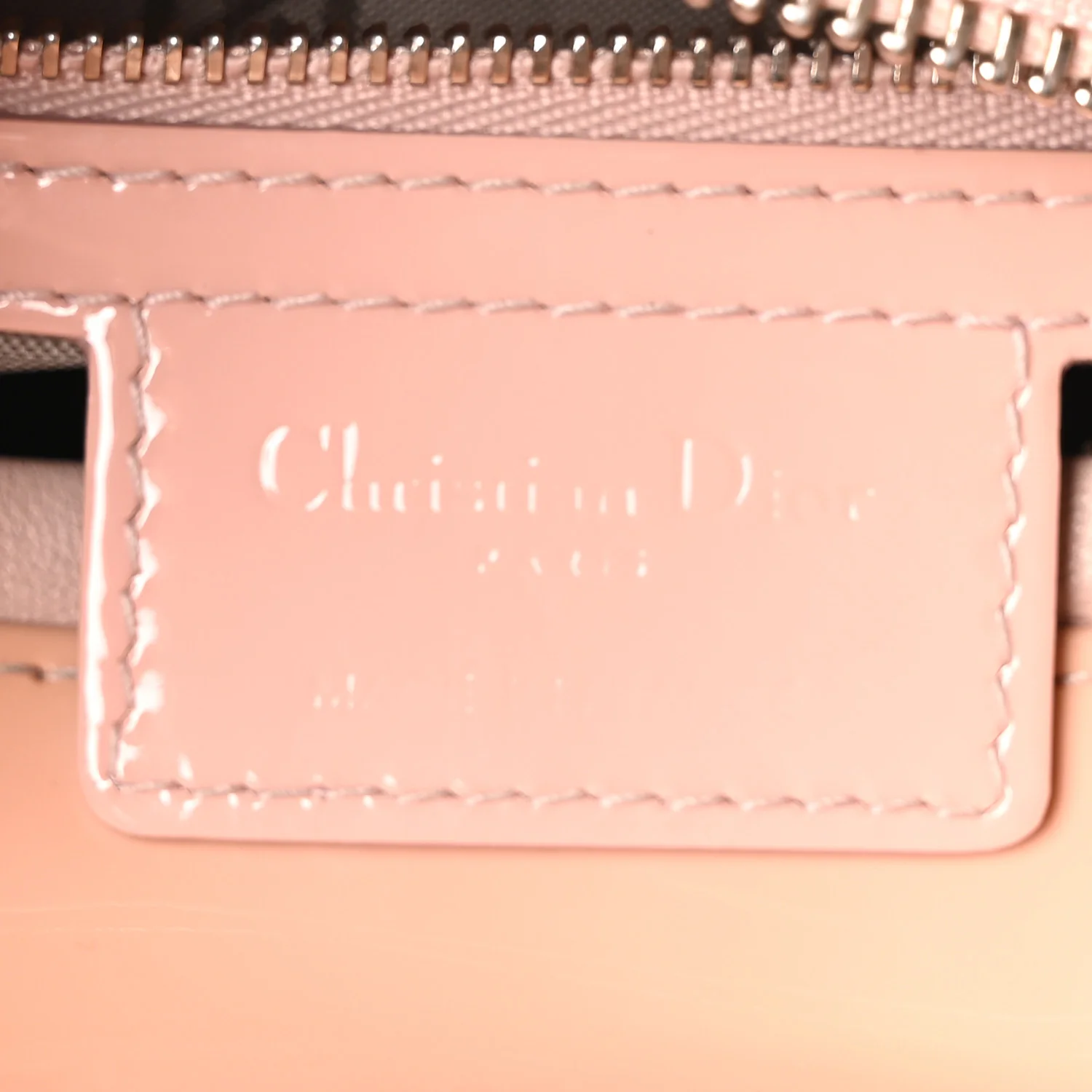 Patent Cannage Medium Lady Dior Light Pink - Image 6