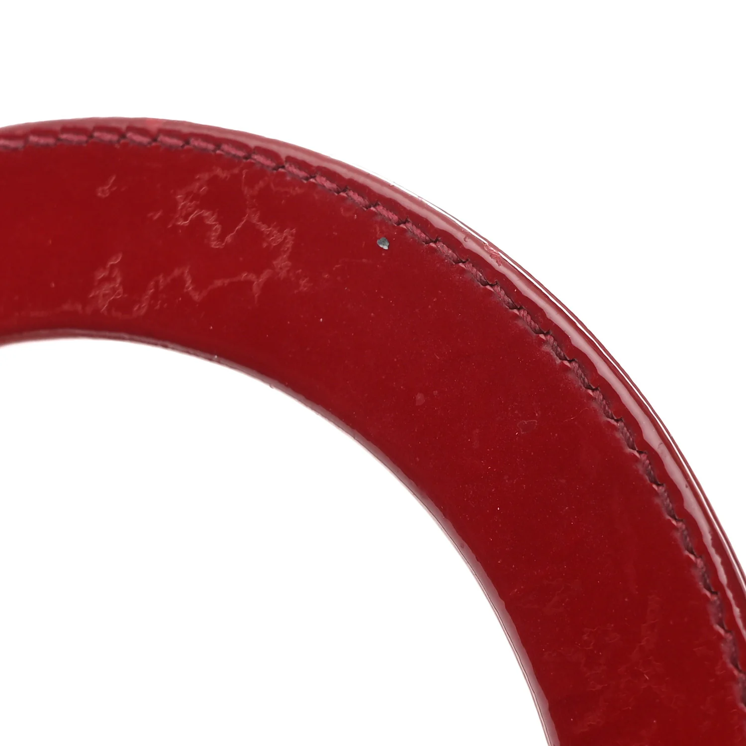 Patent Cannage Medium Lady Dior Red - Image 12