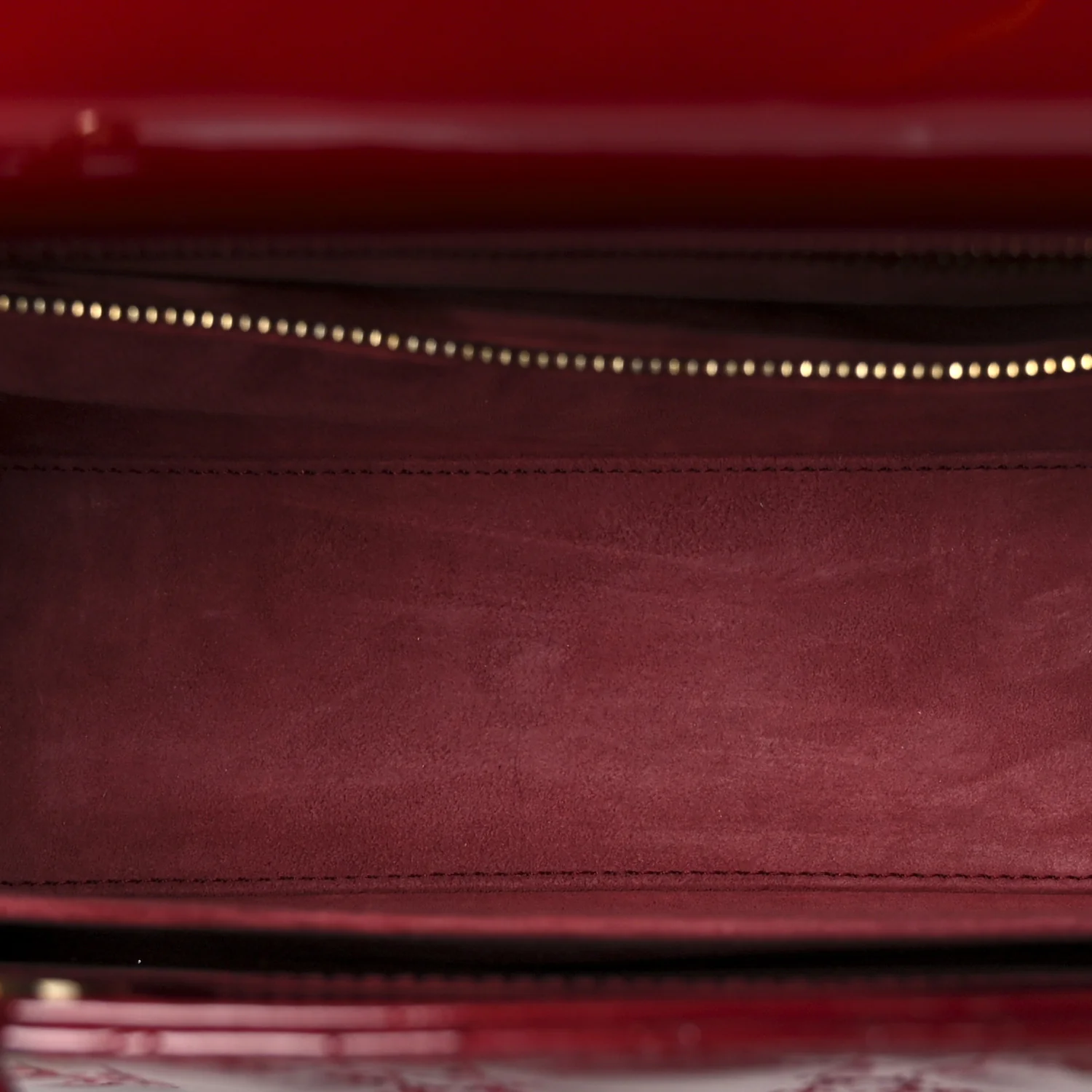 Patent Cannage Medium Lady Dior Red - Image 5