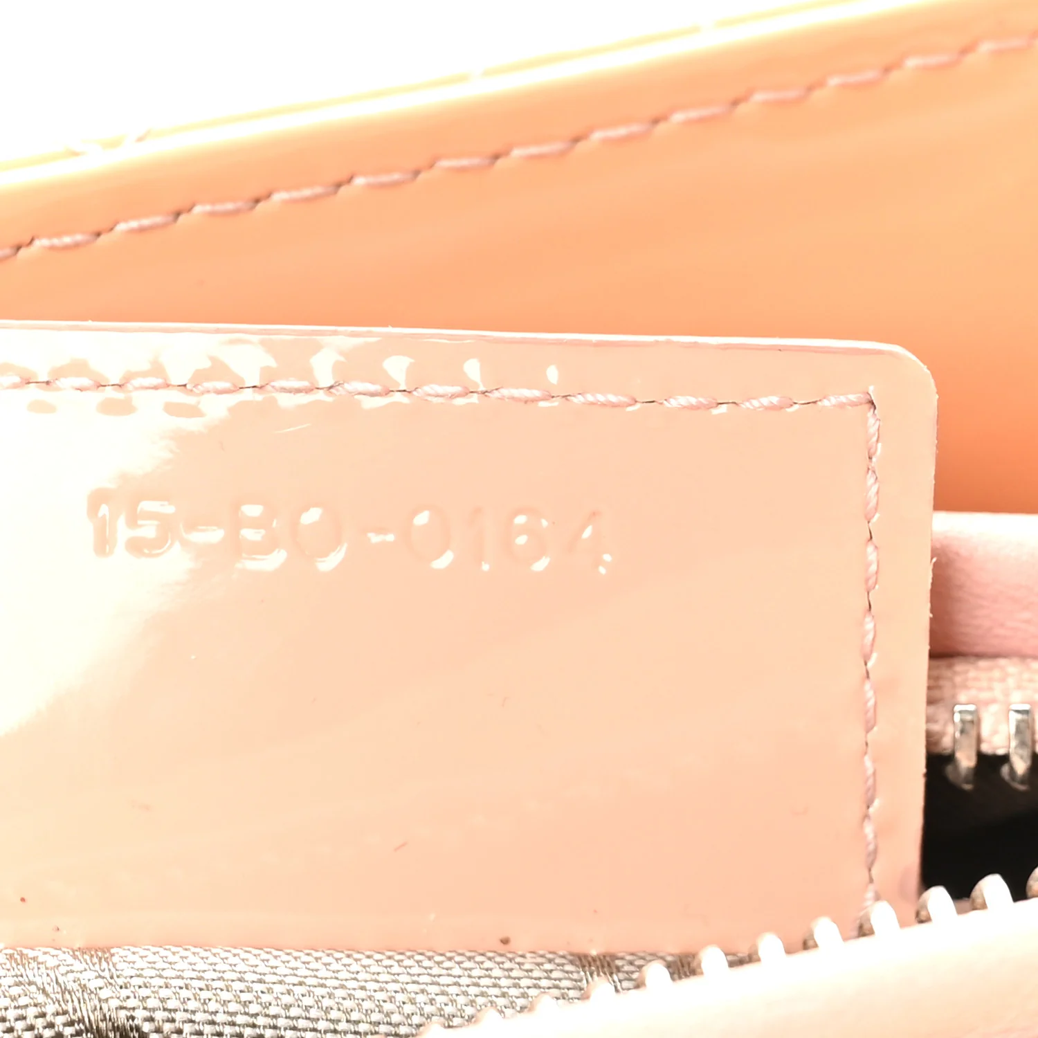 Patent Cannage Medium Lady Dior Rose Clair - Image 7