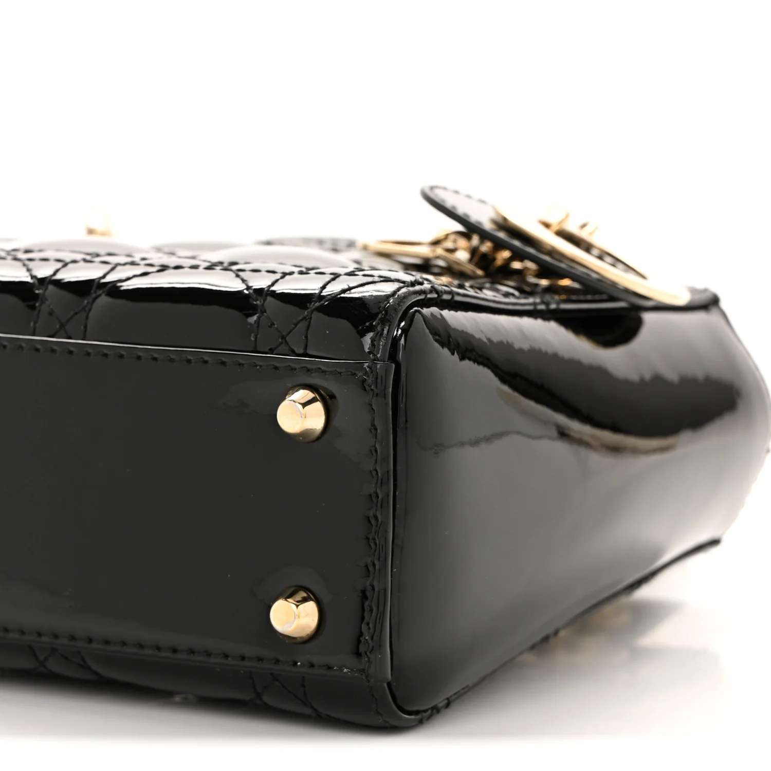 Patent Cannage Mini Lady Dior Black - Image 10