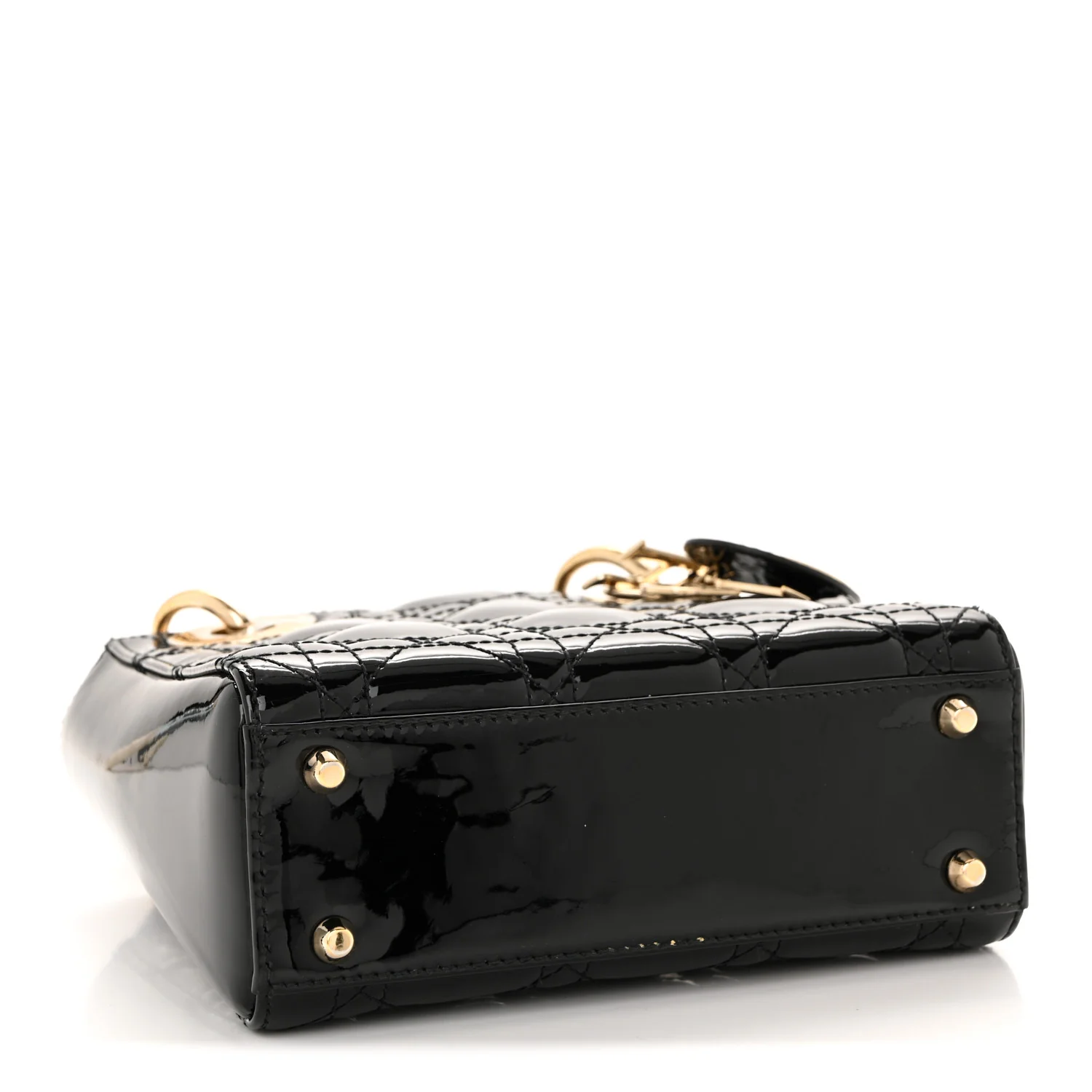 Patent Cannage Mini Lady Dior Black - Image 4
