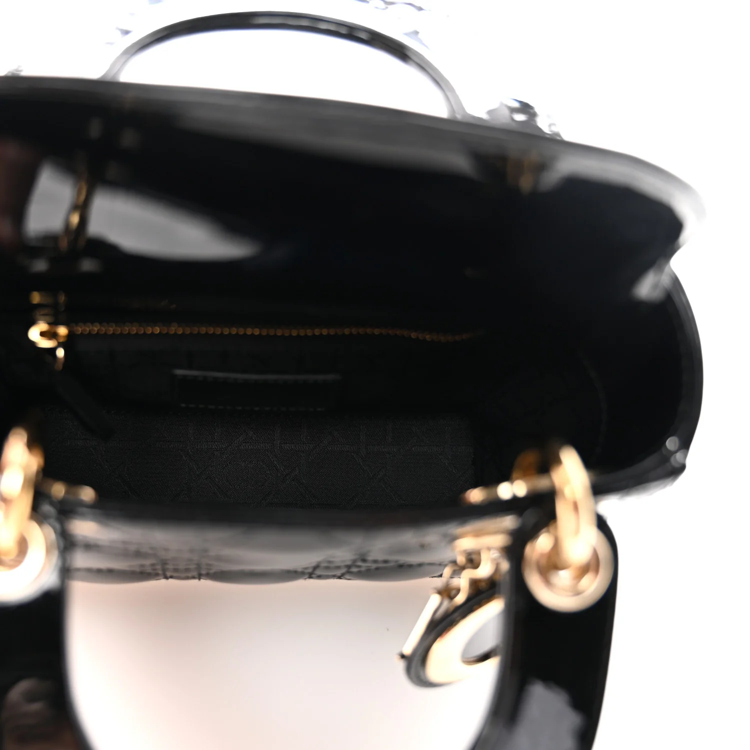 Patent Cannage Mini Lady Dior Black - Image 5