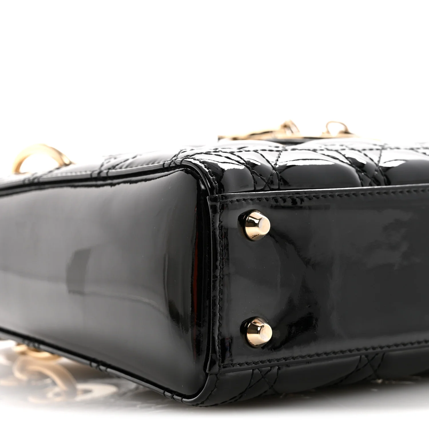 Patent Cannage Mini Lady Dior Black - Image 9