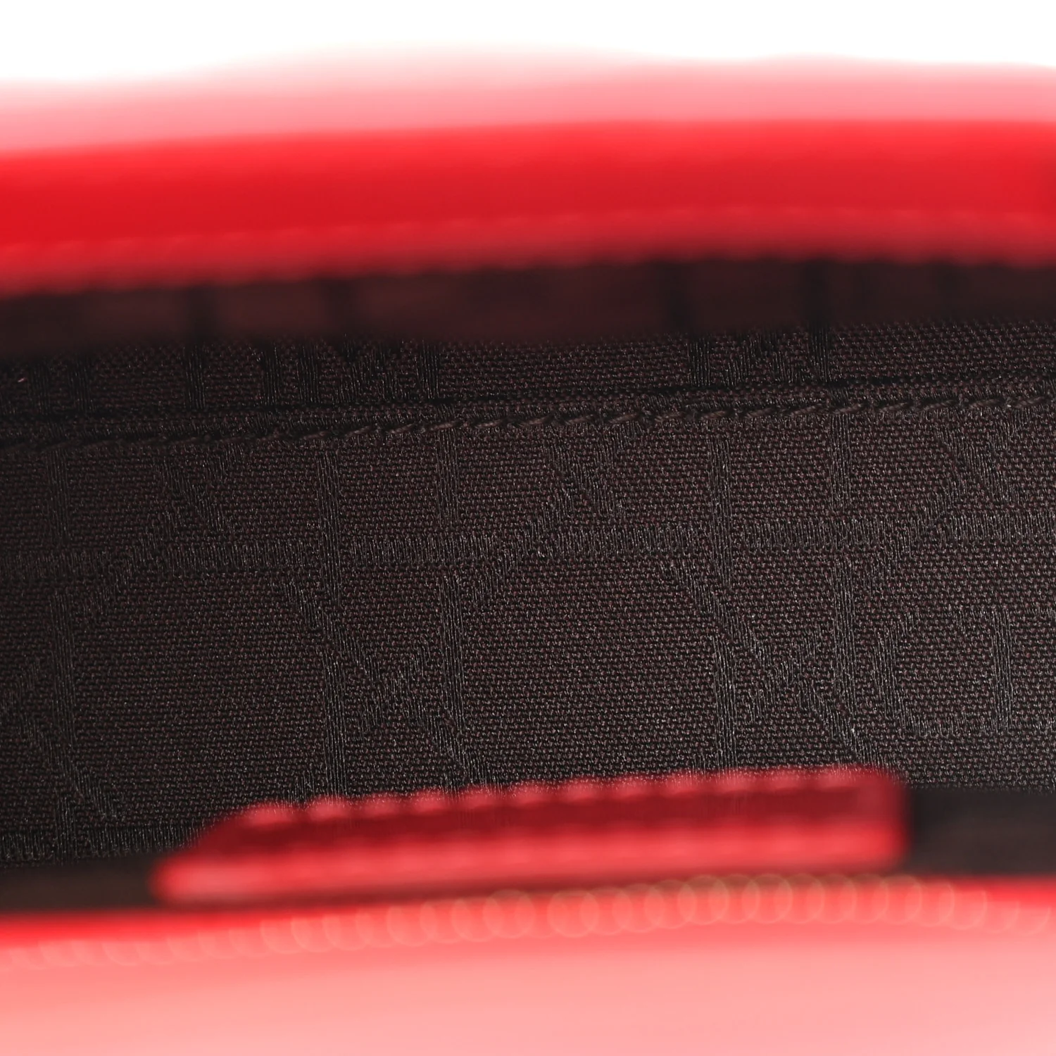 Patent Cannage Mini Lady Dior Red - Image 5
