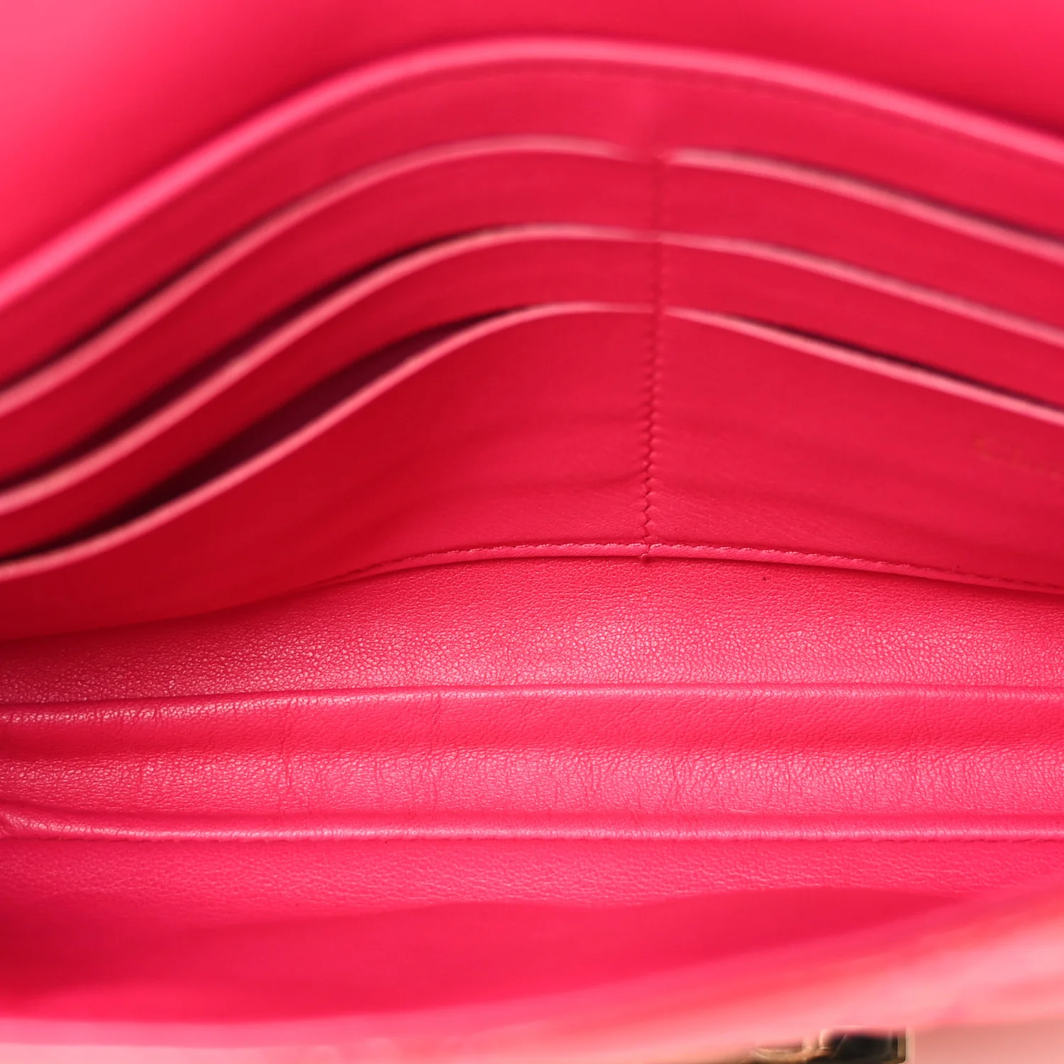 Patent Cannage Miss Dior Promenade Pouch Fuchsia - Image 5