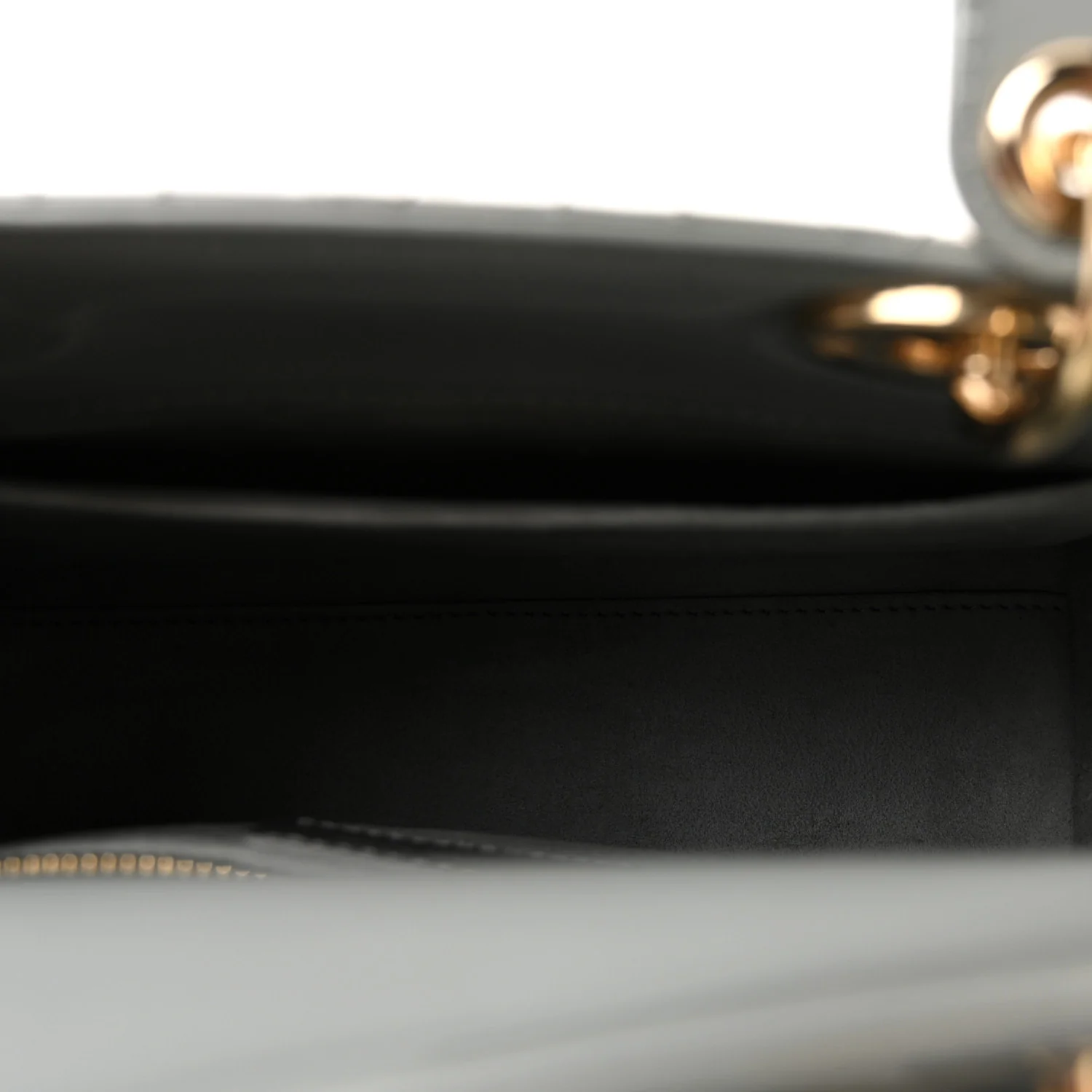 Patent Cannage Small Lady Dior Grey - Image 5