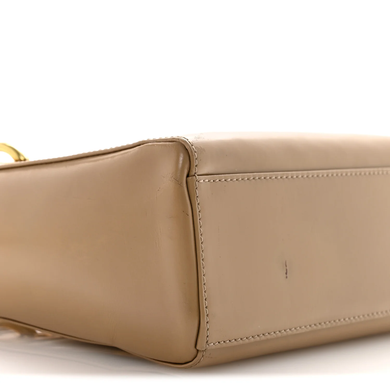 Patent Mini Lady Dior Beige - Image 9