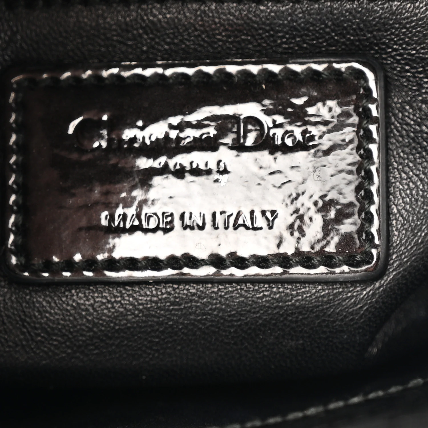 Patent Mini Lady Dior Black - Image 6