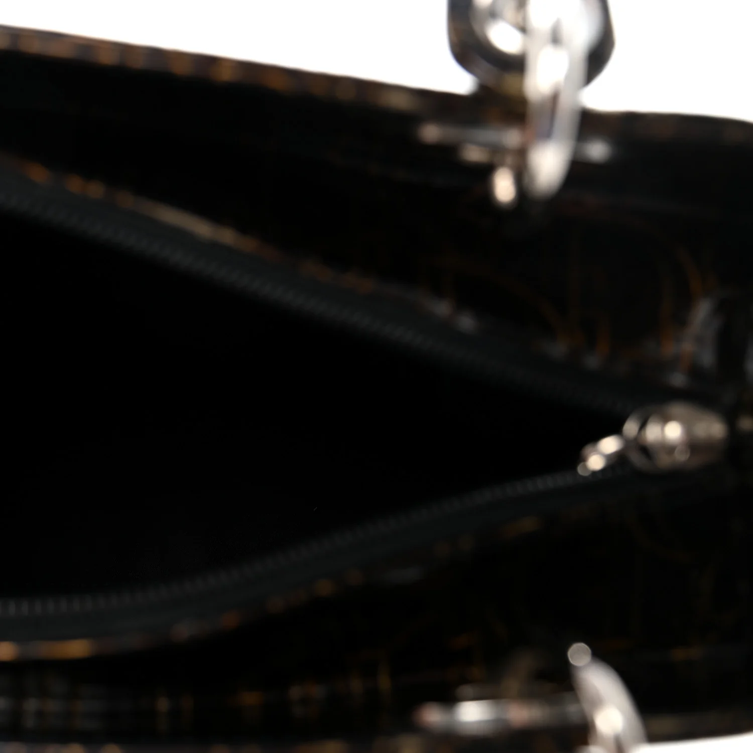 Patent Ultimate Medium Lady Dior Brown - Image 5