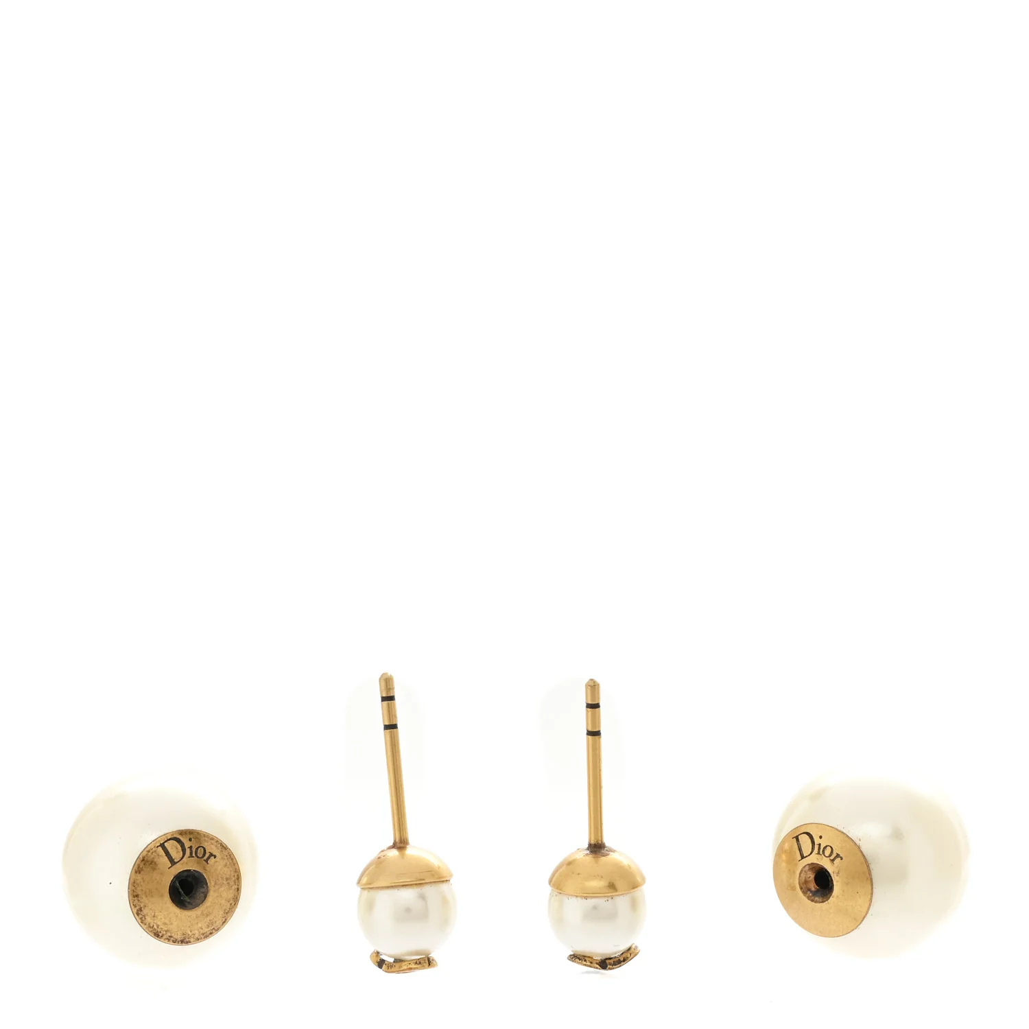 Pearl Bee Star Mise En Dior Tribal Earrings Gold - Image 3