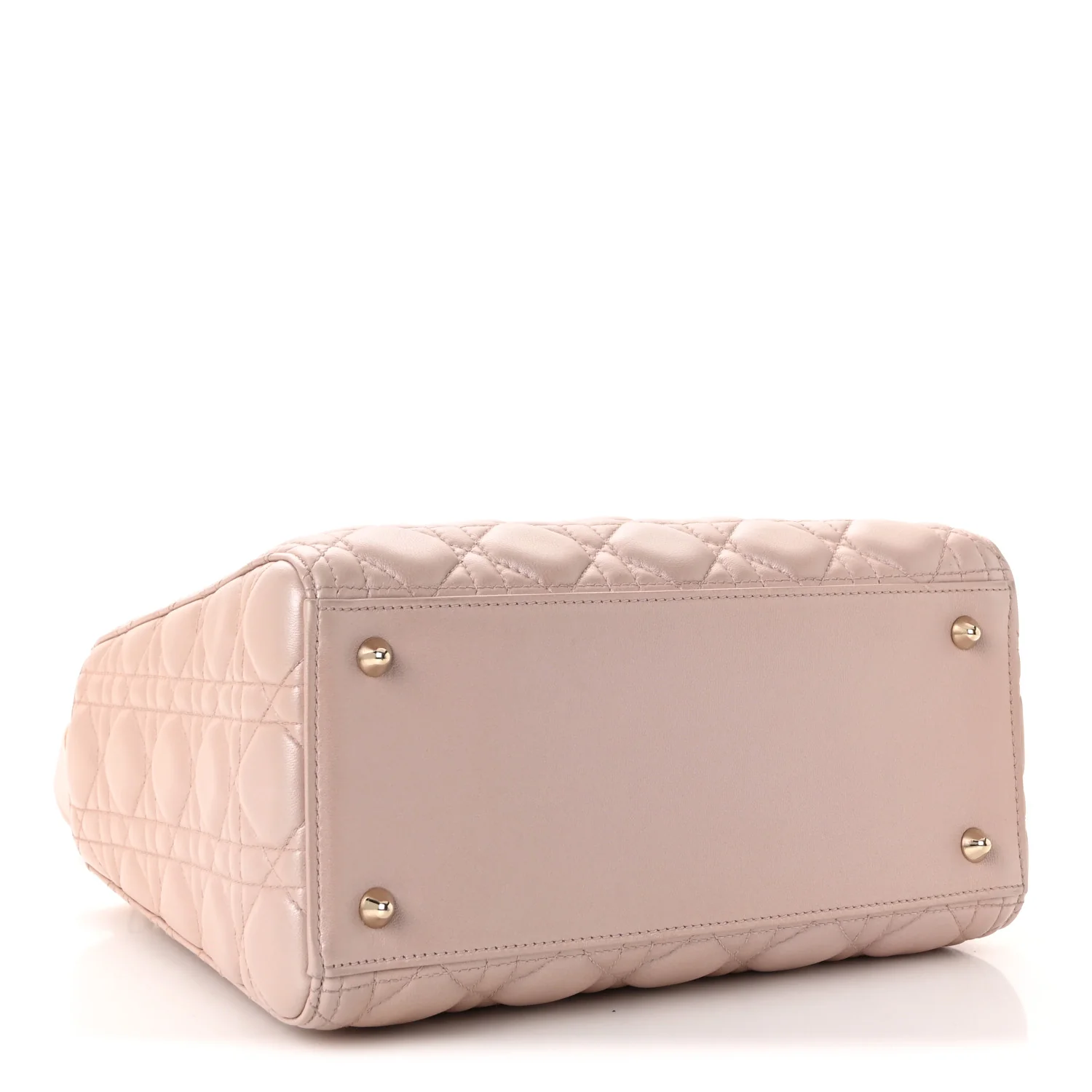 Pearly Lambskin Cannage Medium Lady Dior Lotus - Image 4