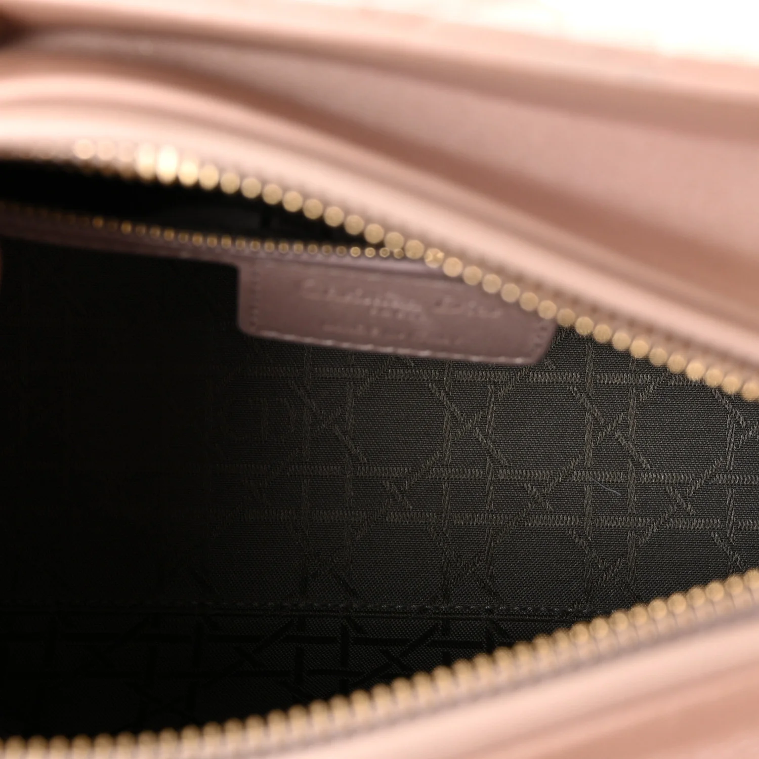 Pearly Lambskin Cannage Medium Lady Dior Lotus - Image 5