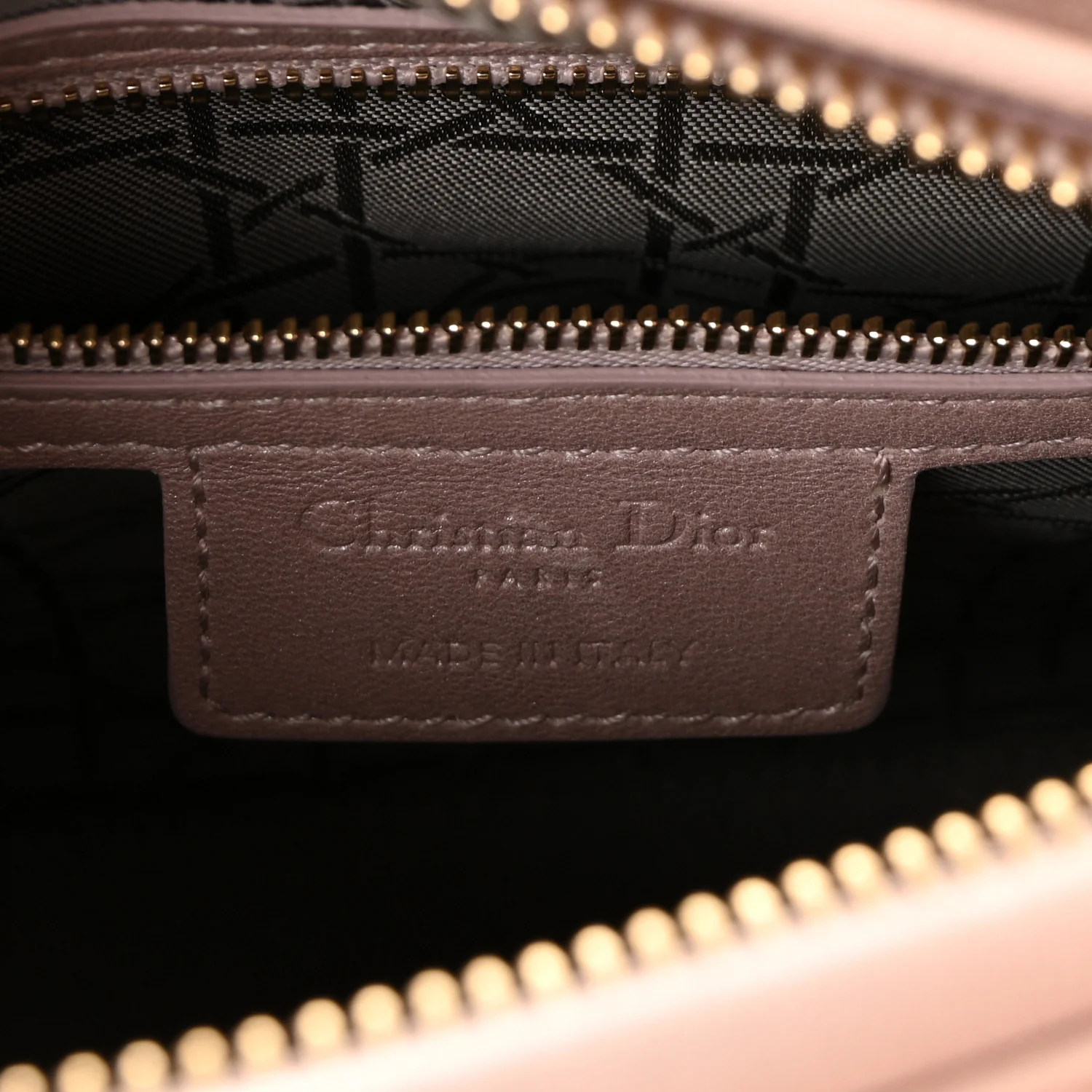 Pearly Lambskin Cannage Medium Lady Dior Lotus - Image 6