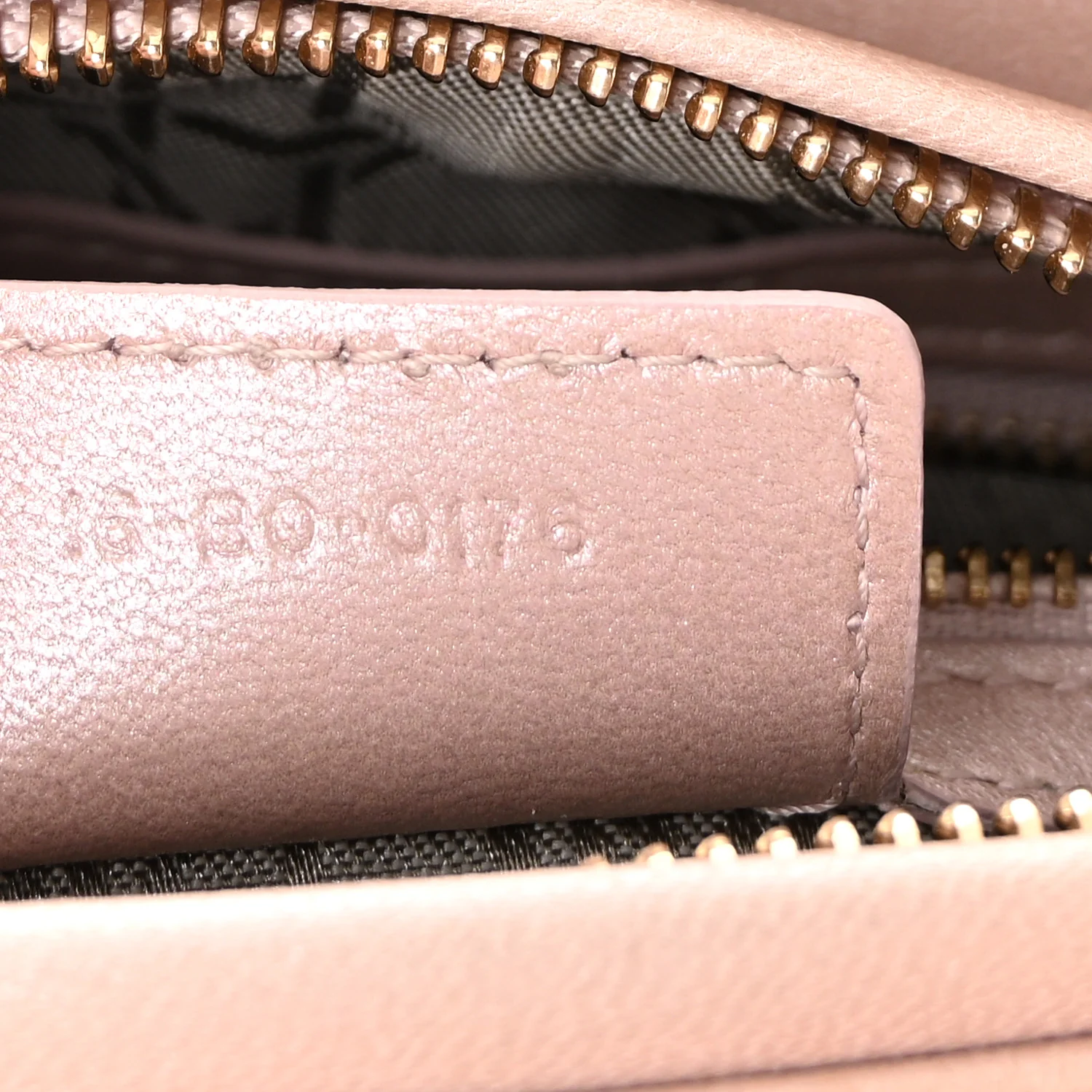 Pearly Lambskin Cannage Medium Lady Dior Lotus - Image 7