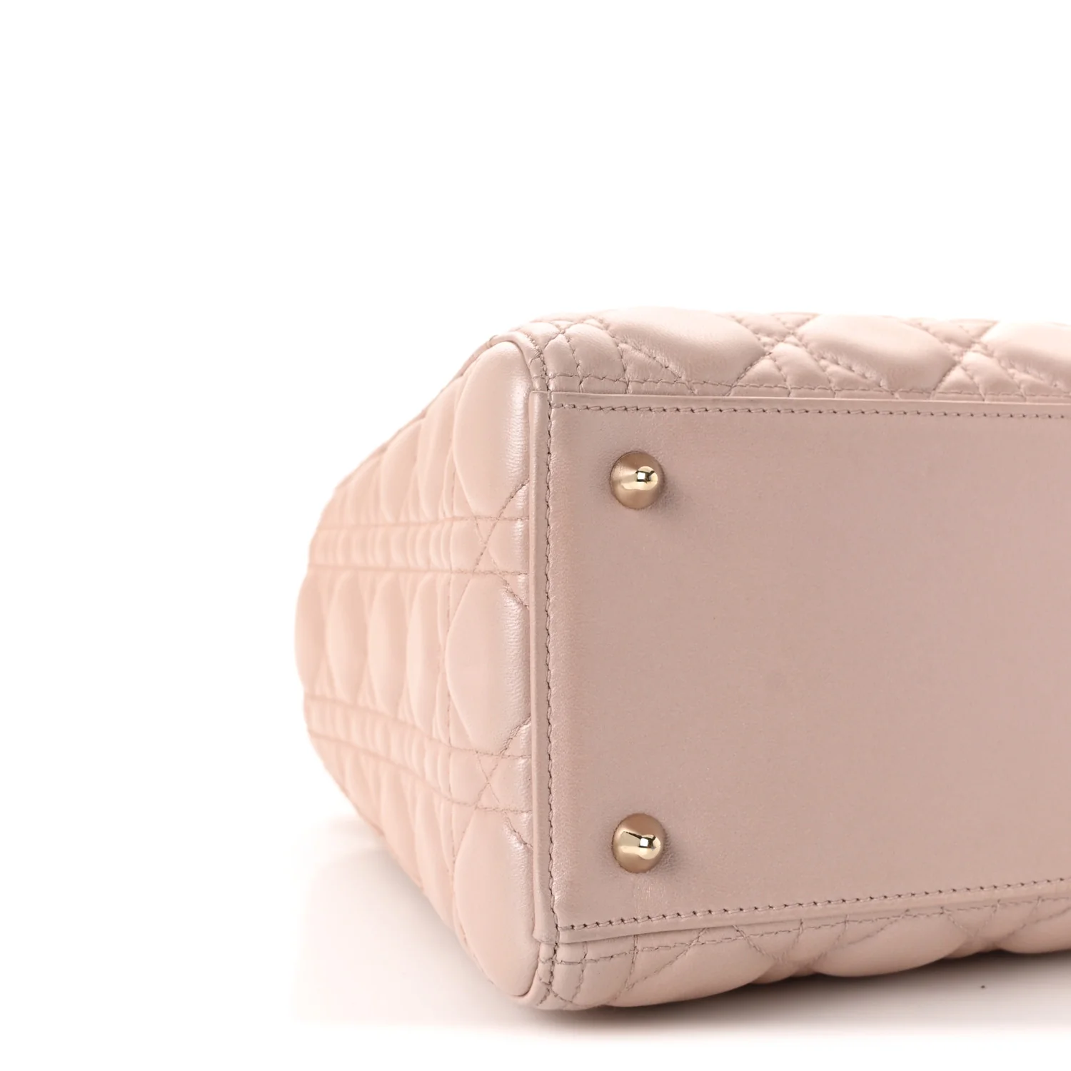 Pearly Lambskin Cannage Medium Lady Dior Lotus - Image 9