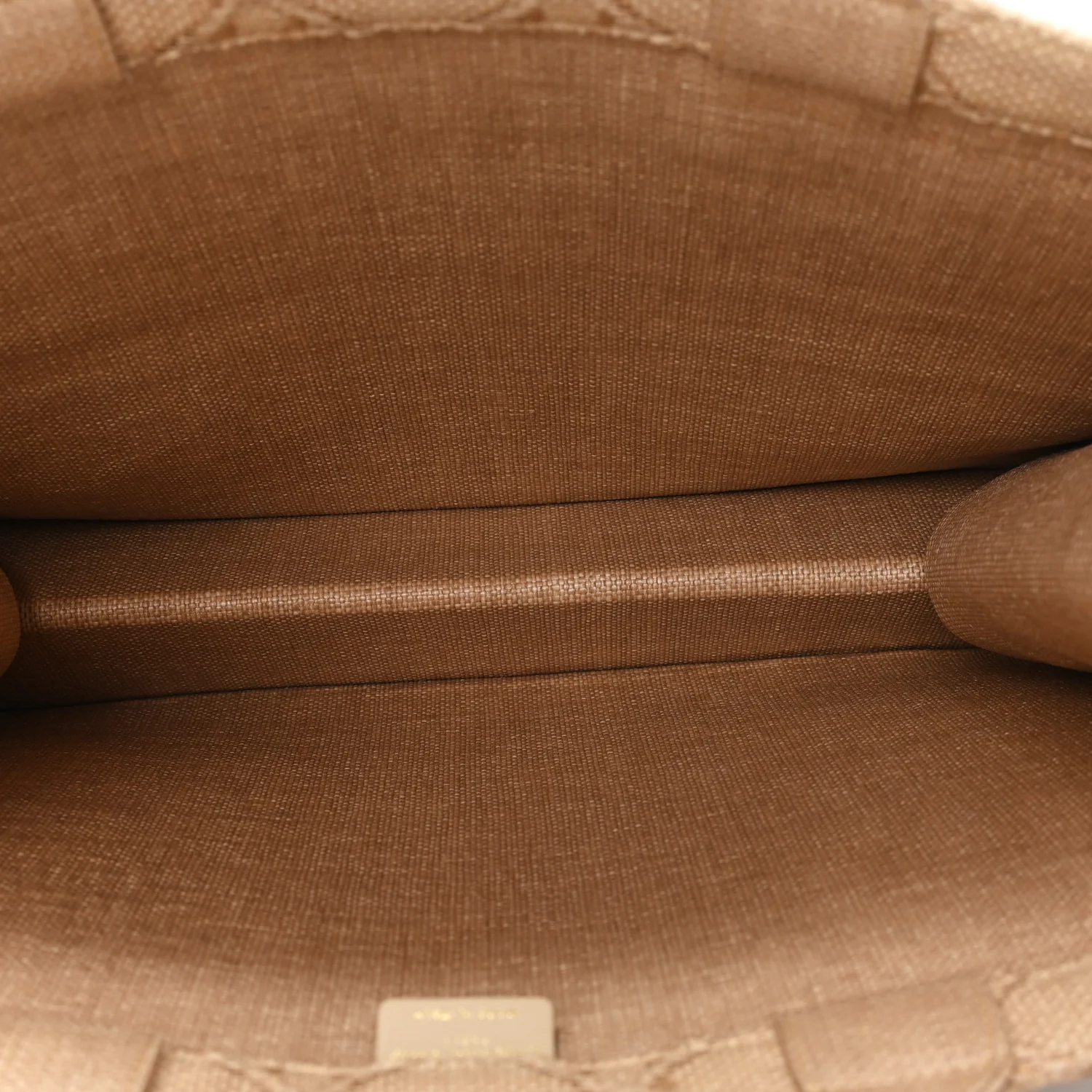 Raffia Cannage Large Book Tote Natural - Image 5