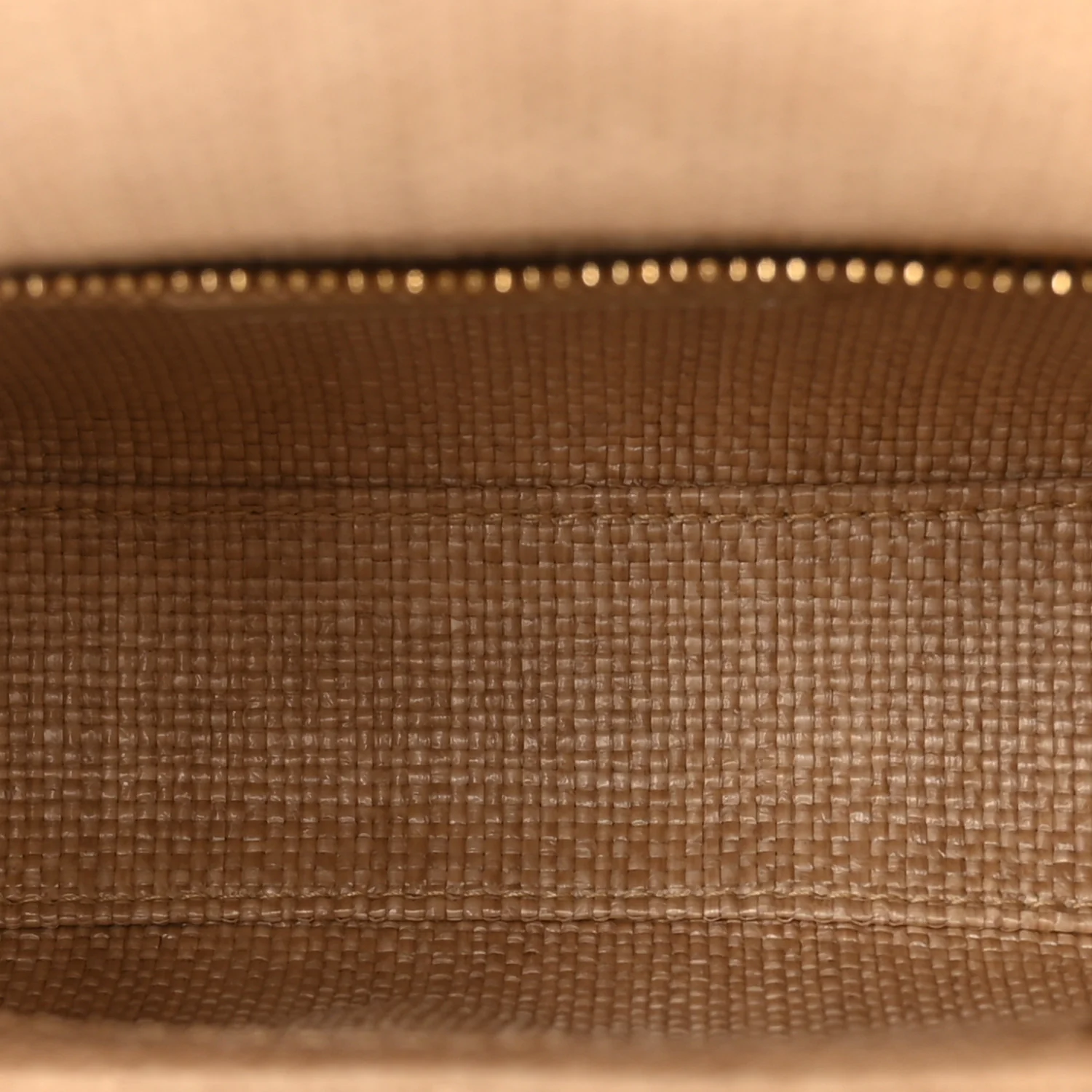 Raffia Woven Cannage Embroidered Mini Lady D-Lite Natural Black - Image 5
