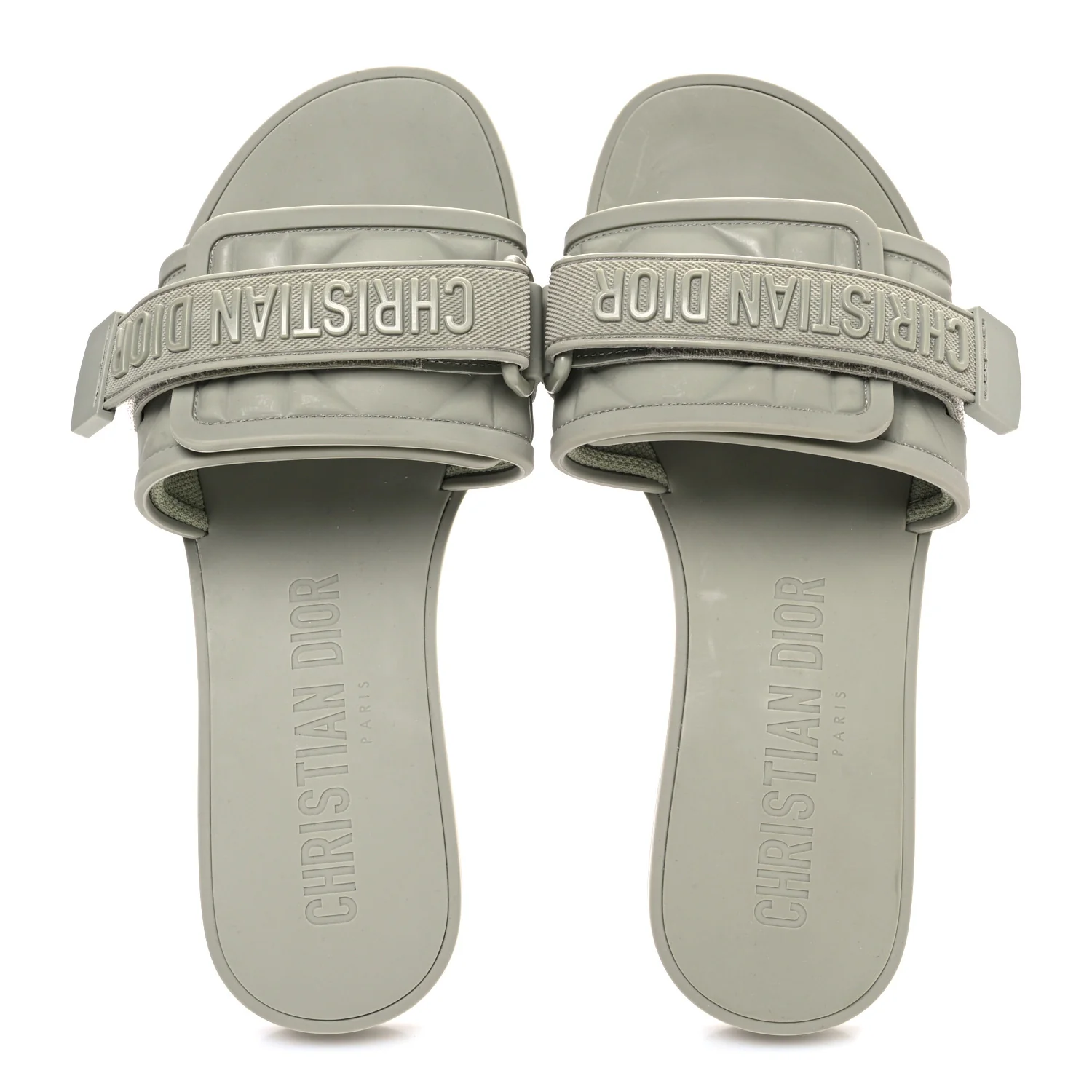Rubber Macrocannage Dio(r)evolution Slide Sandals 36 Desert Shade - Image 2