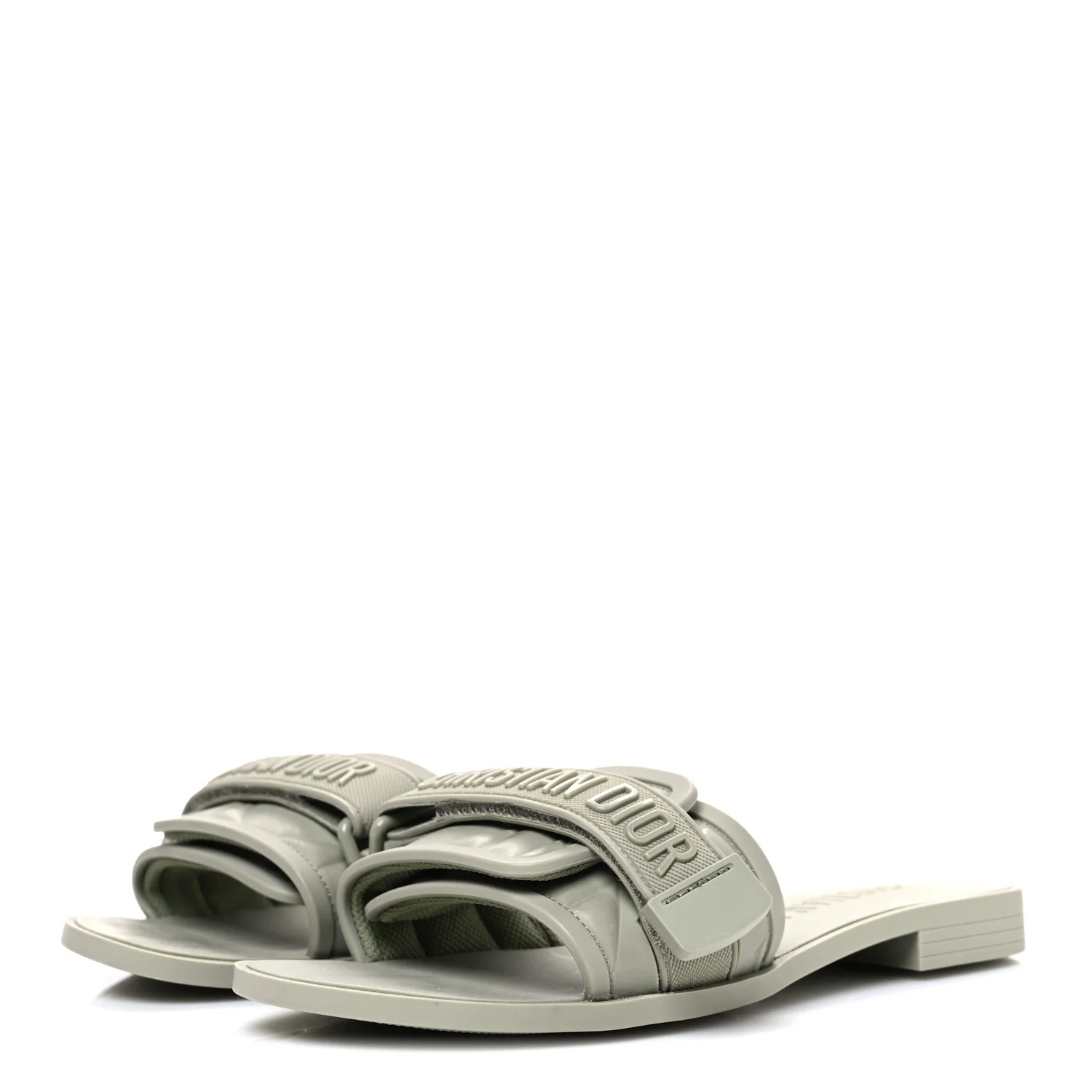 Rubber Macrocannage Dio(r)evolution Slide Sandals 36 Desert Shade - Image 4