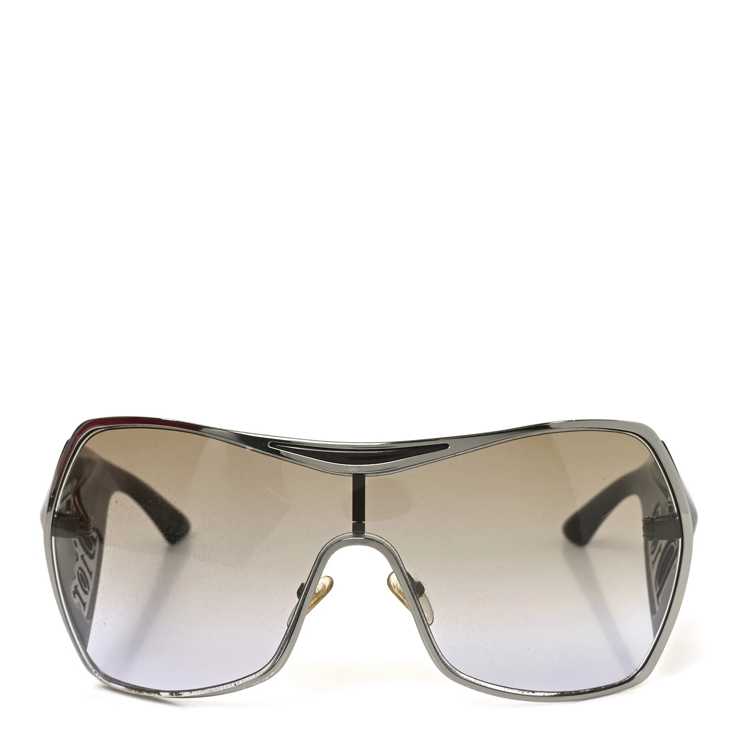 Shield Sunglasses Brown - Image 2