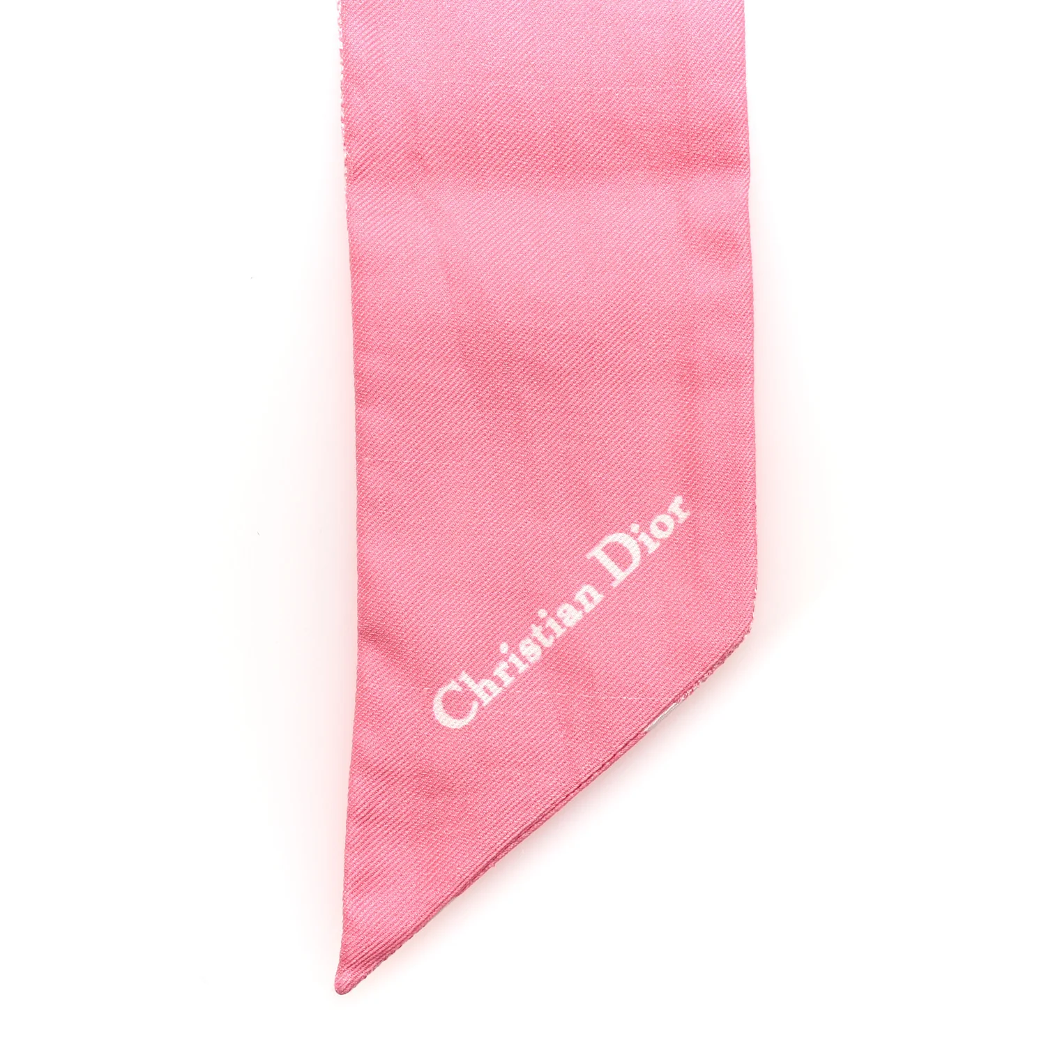 Silk Houndstooth Mitzah Scarf Pink - Image 3