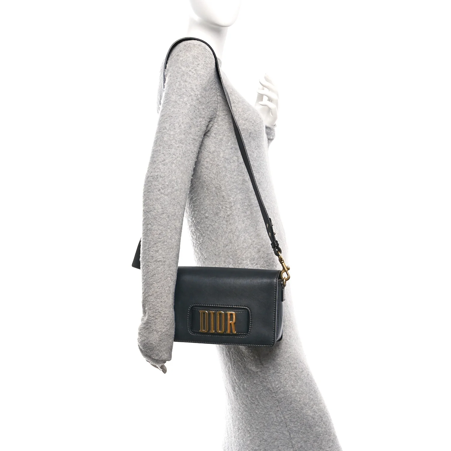 Smooth Calfskin Dio(r)evolution Flap Bag Black - Image 2