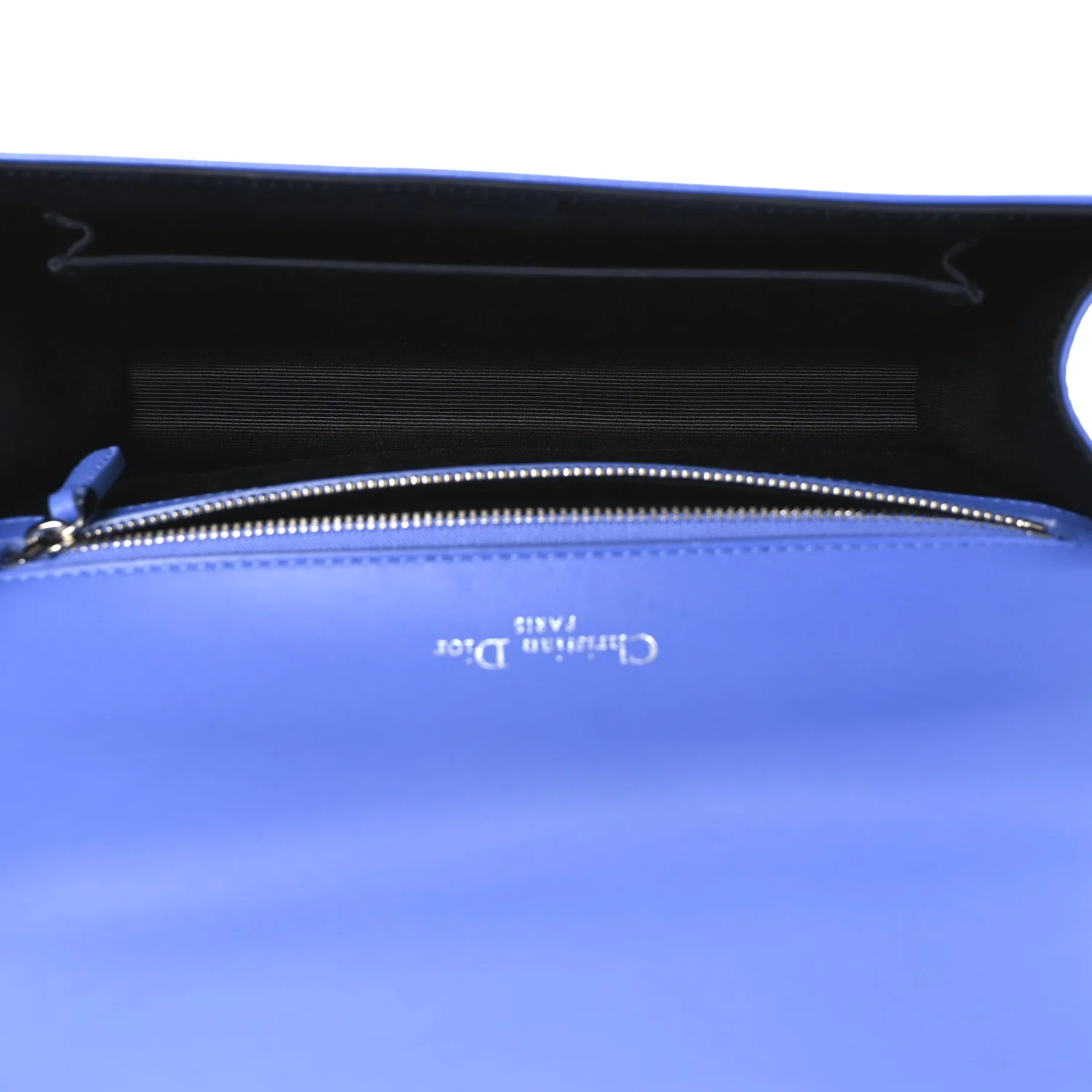 Smooth Calfskin Medium Diorama Flap Bag Blue - Image 5