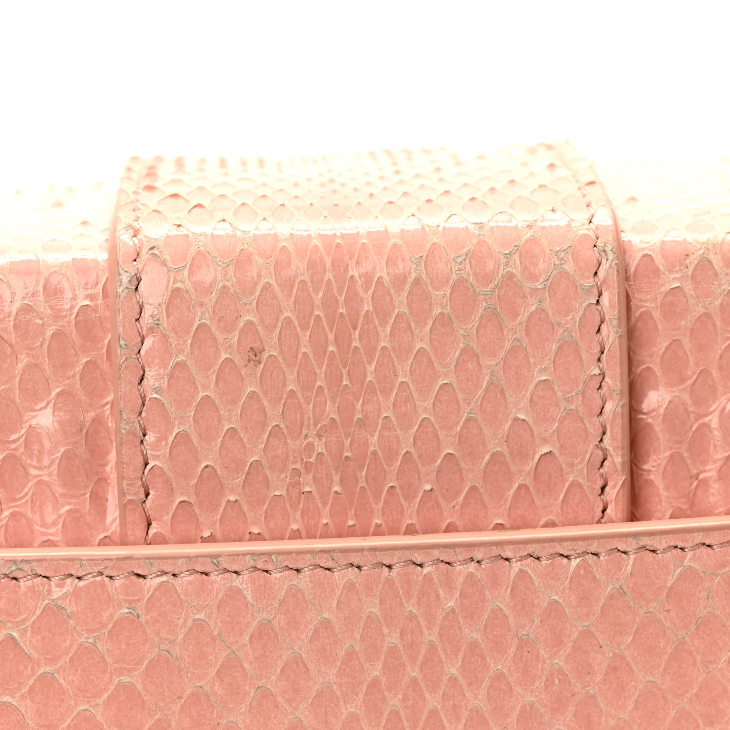 Snakeskin 30 Montaigne Box Bag Rose Clair - Image 11