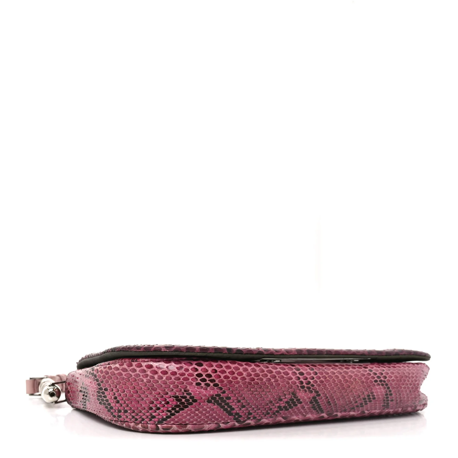 Snakeskin Malice Shoulder Bag Pink - Image 4