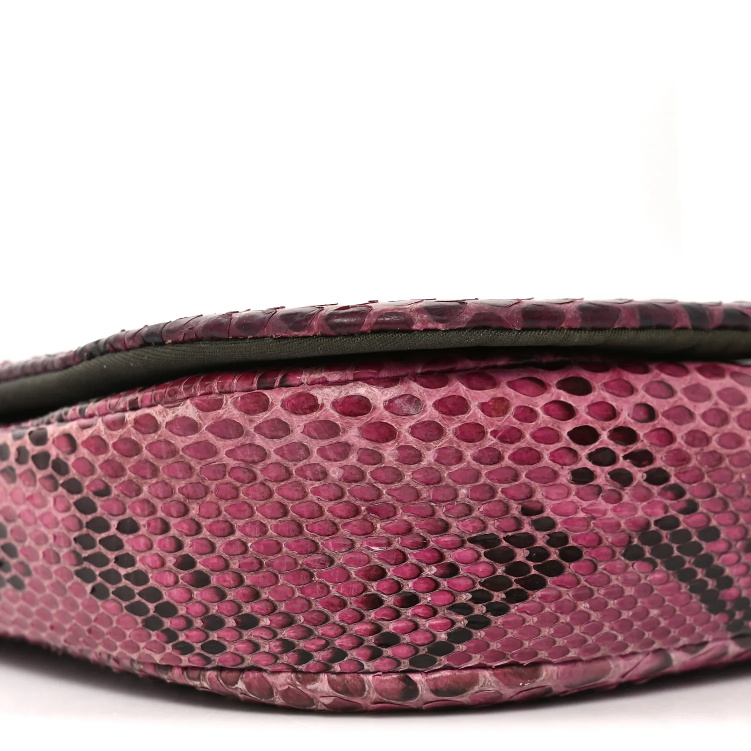 Snakeskin Malice Shoulder Bag Pink - Image 9