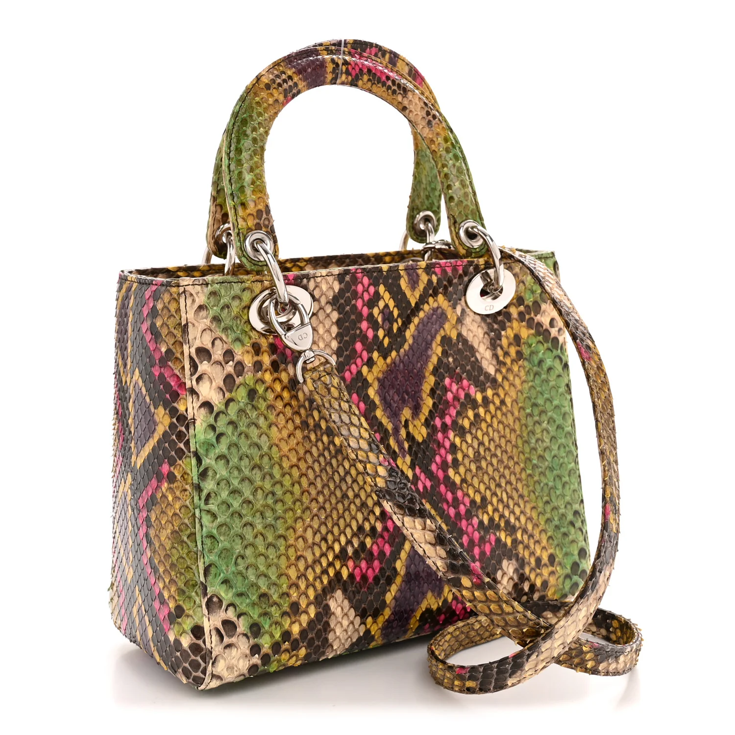 Snakeskin Medium Lady Dior Multicolor - Image 3
