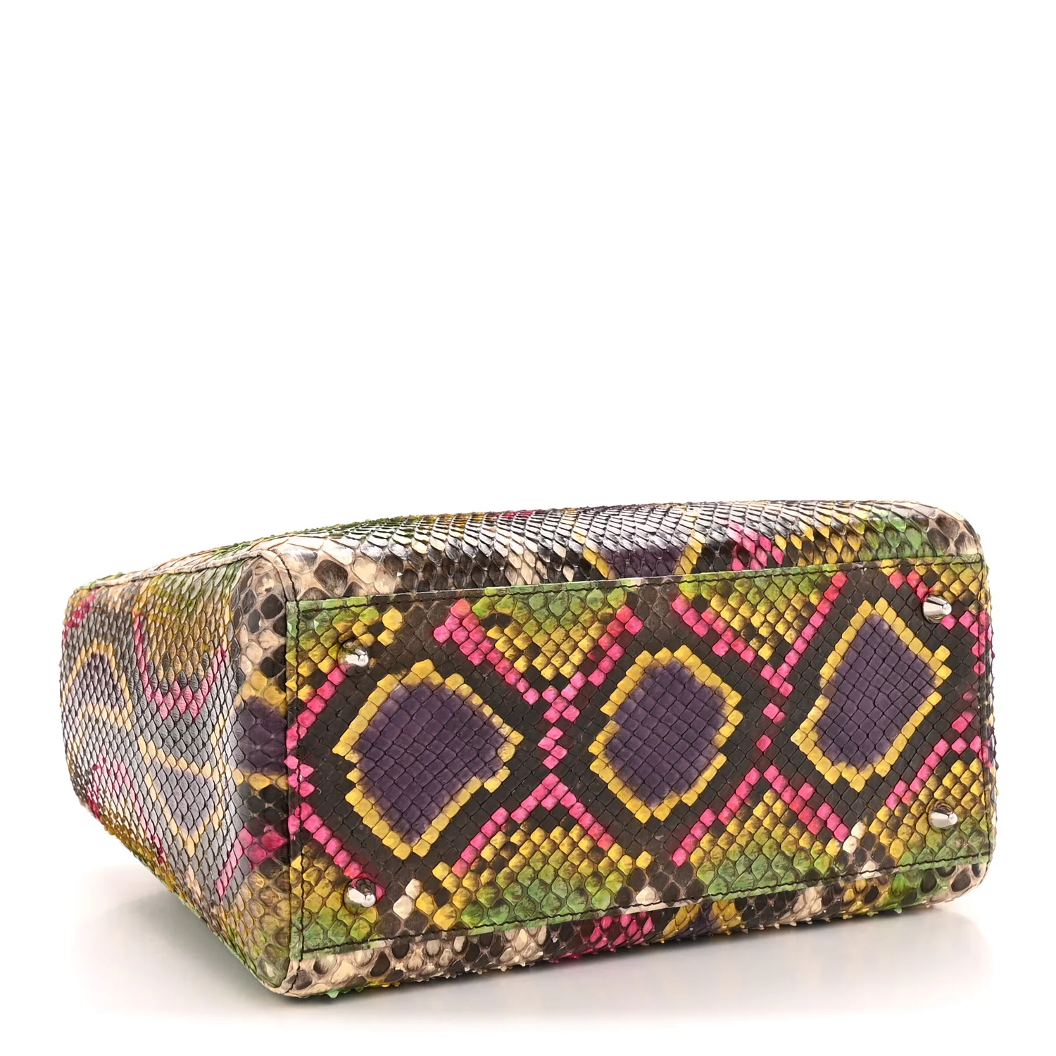 Snakeskin Medium Lady Dior Multicolor - Image 4