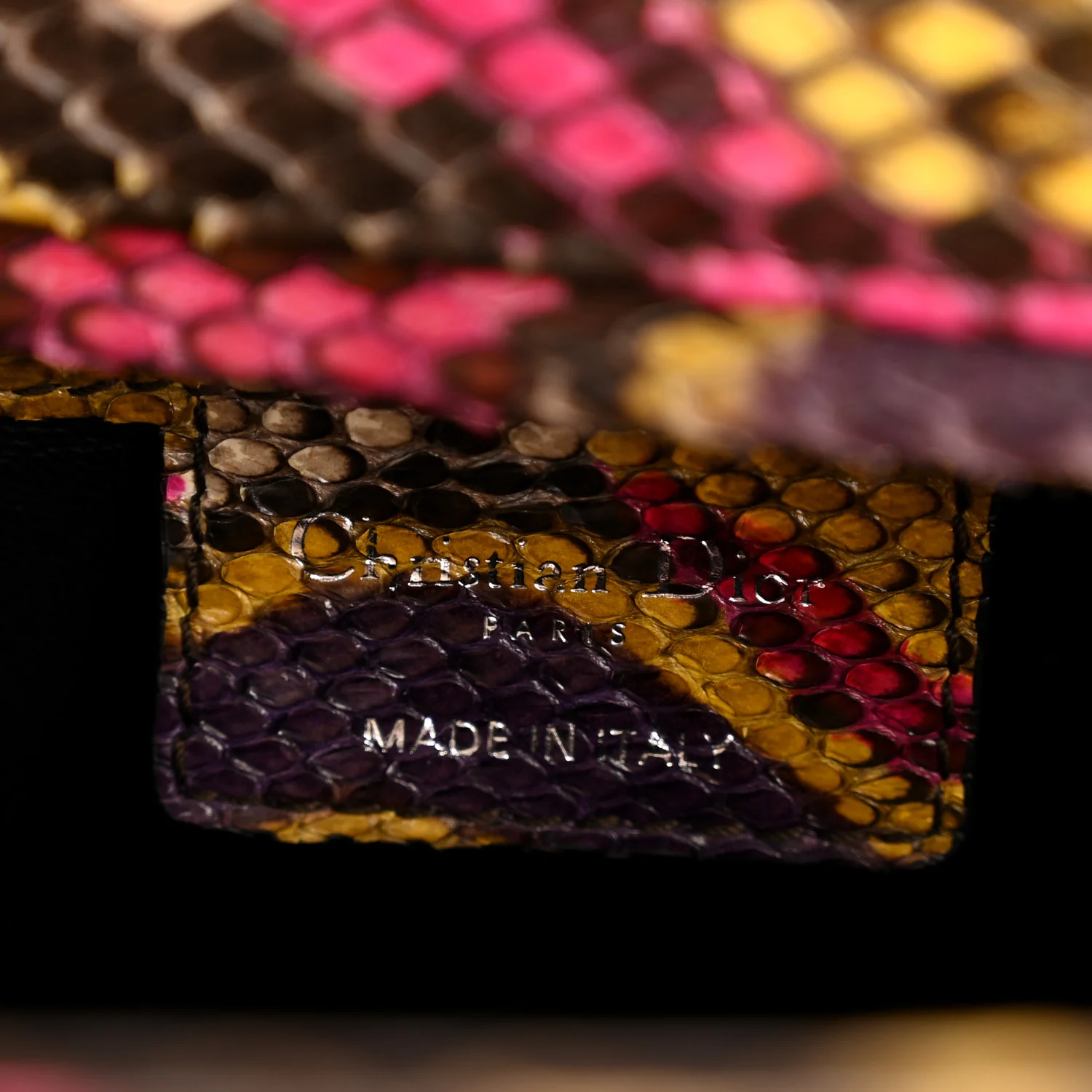 Snakeskin Medium Lady Dior Multicolor - Image 6
