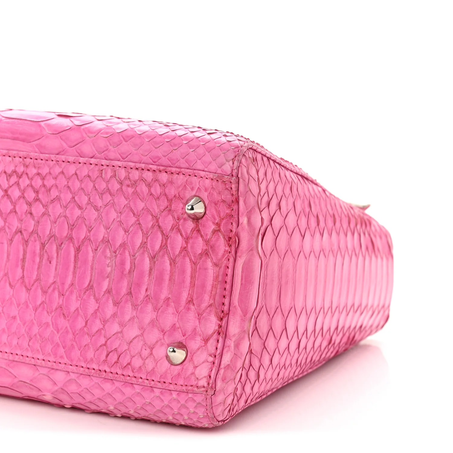 Snakeskin Medium Lady Dior Pink - Image 10