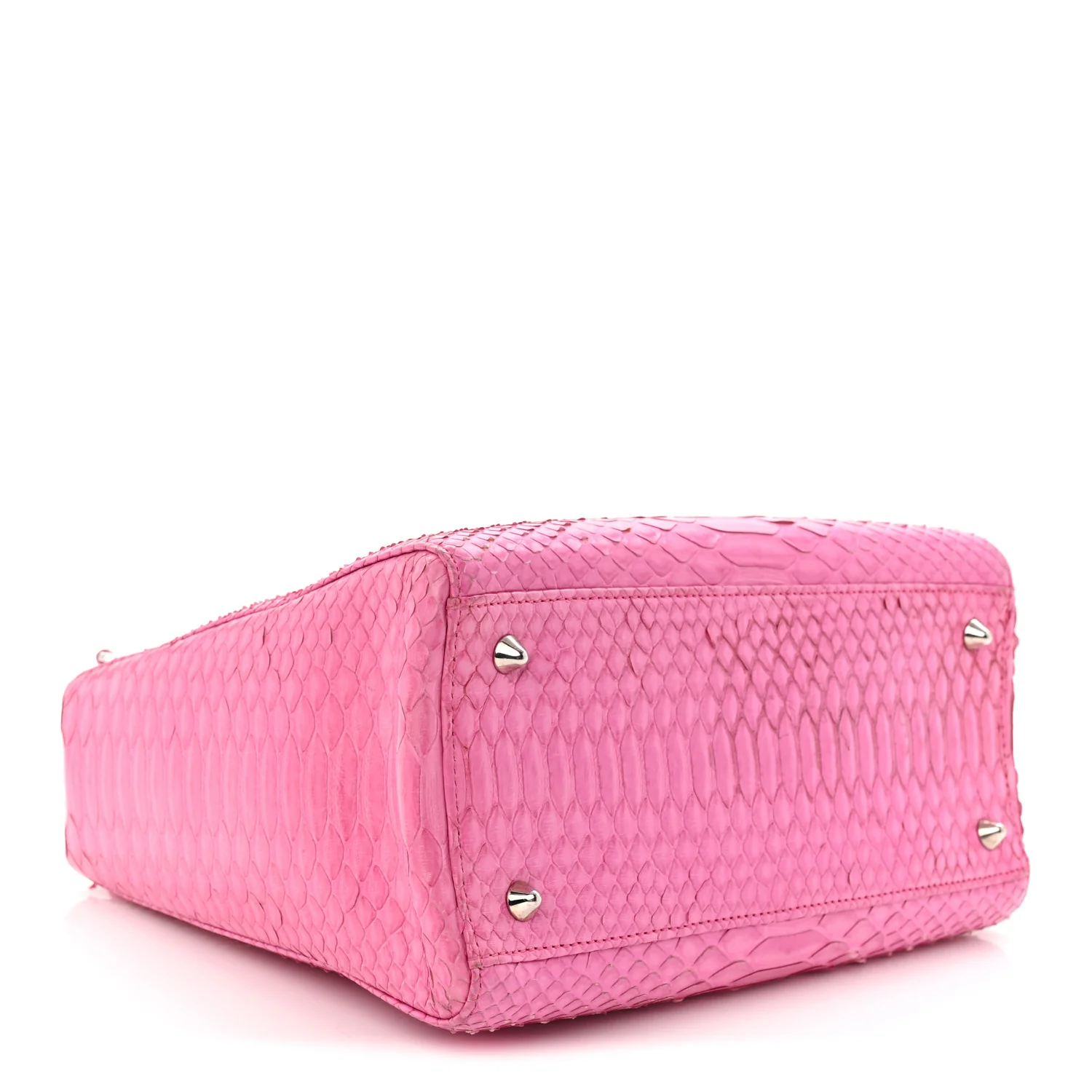 Snakeskin Medium Lady Dior Pink - Image 4