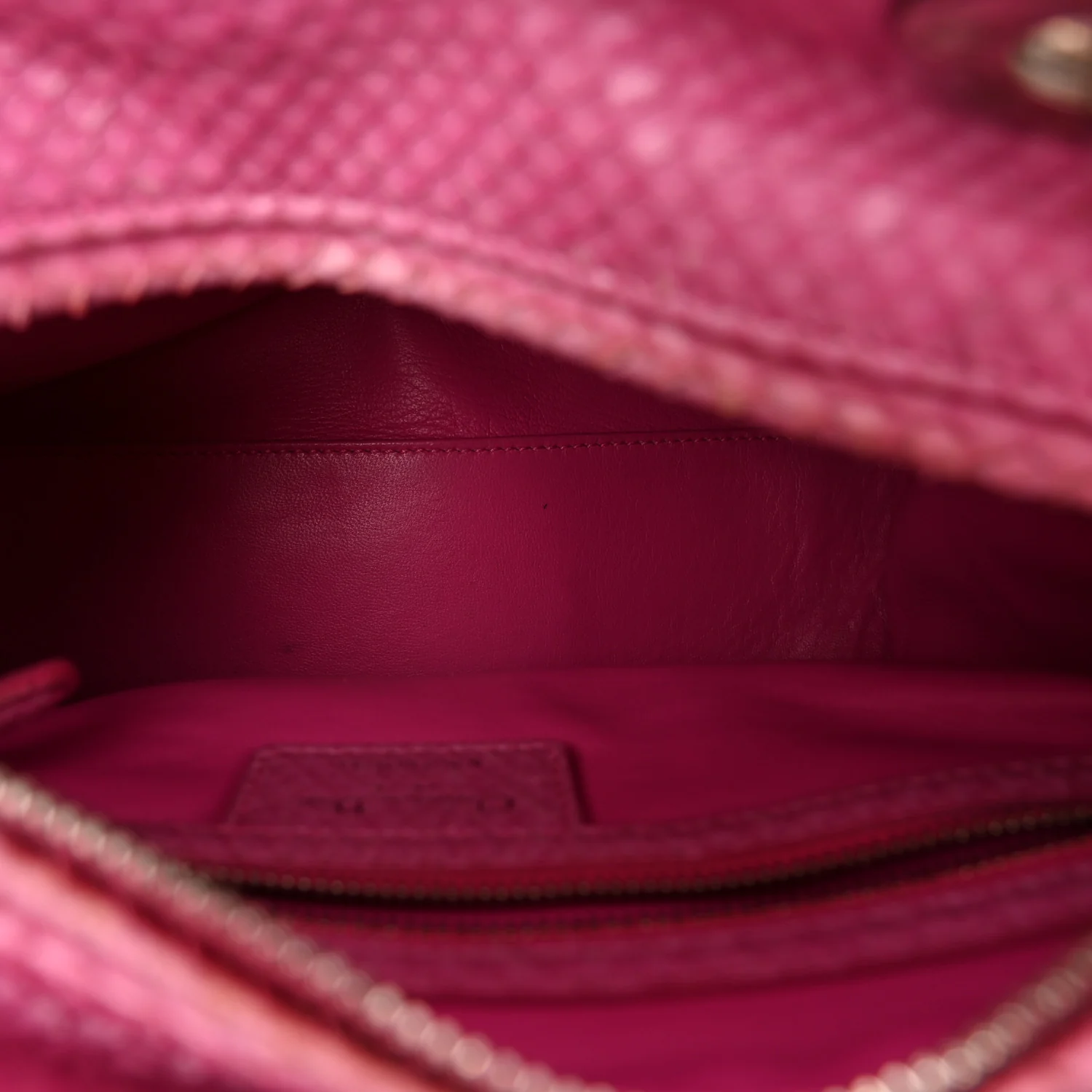 Snakeskin Medium Lady Dior Pink - Image 5