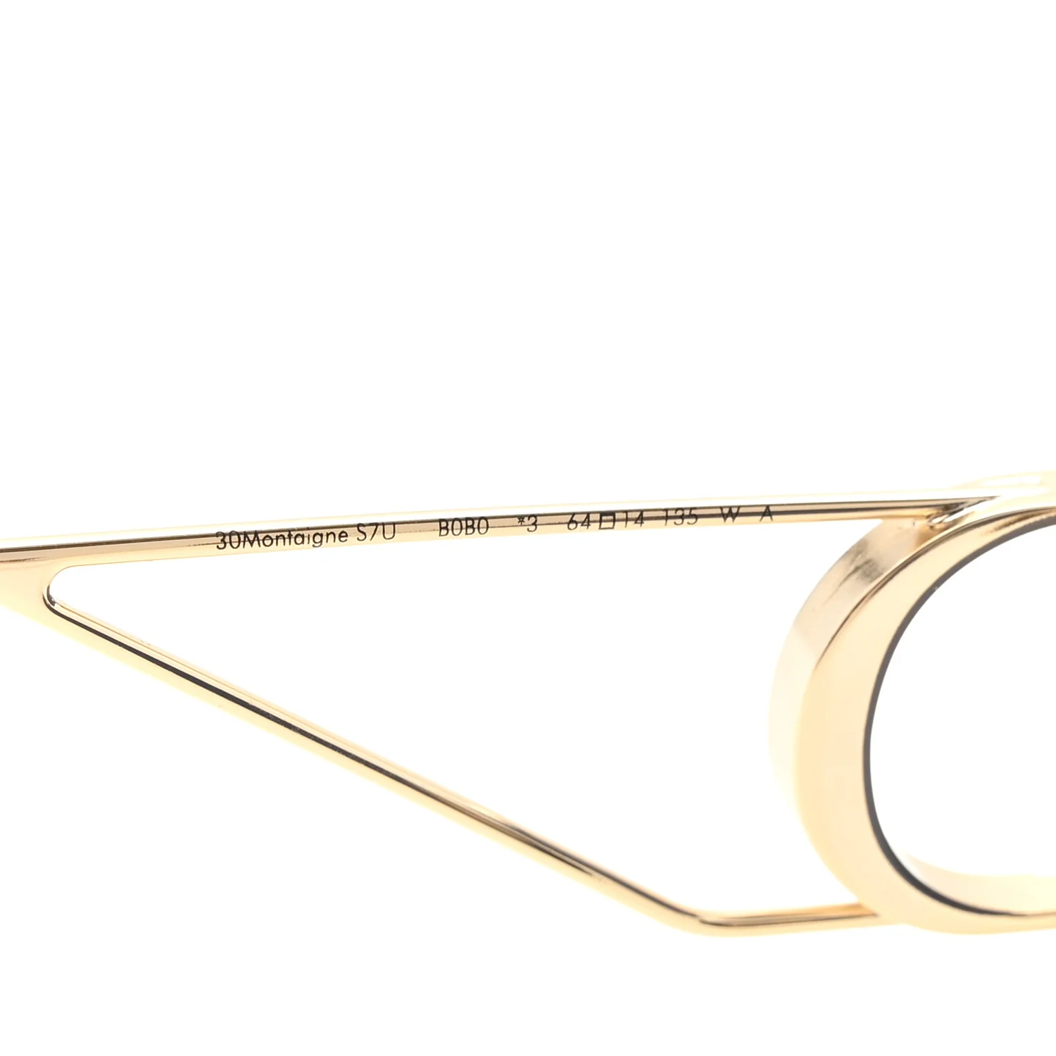 Square 30 Montaigne S7U Sunglasses Blue - Image 6
