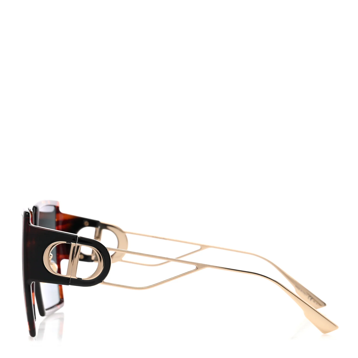 Square 30 Montaigne Sunglasses Tortoise - Image 3