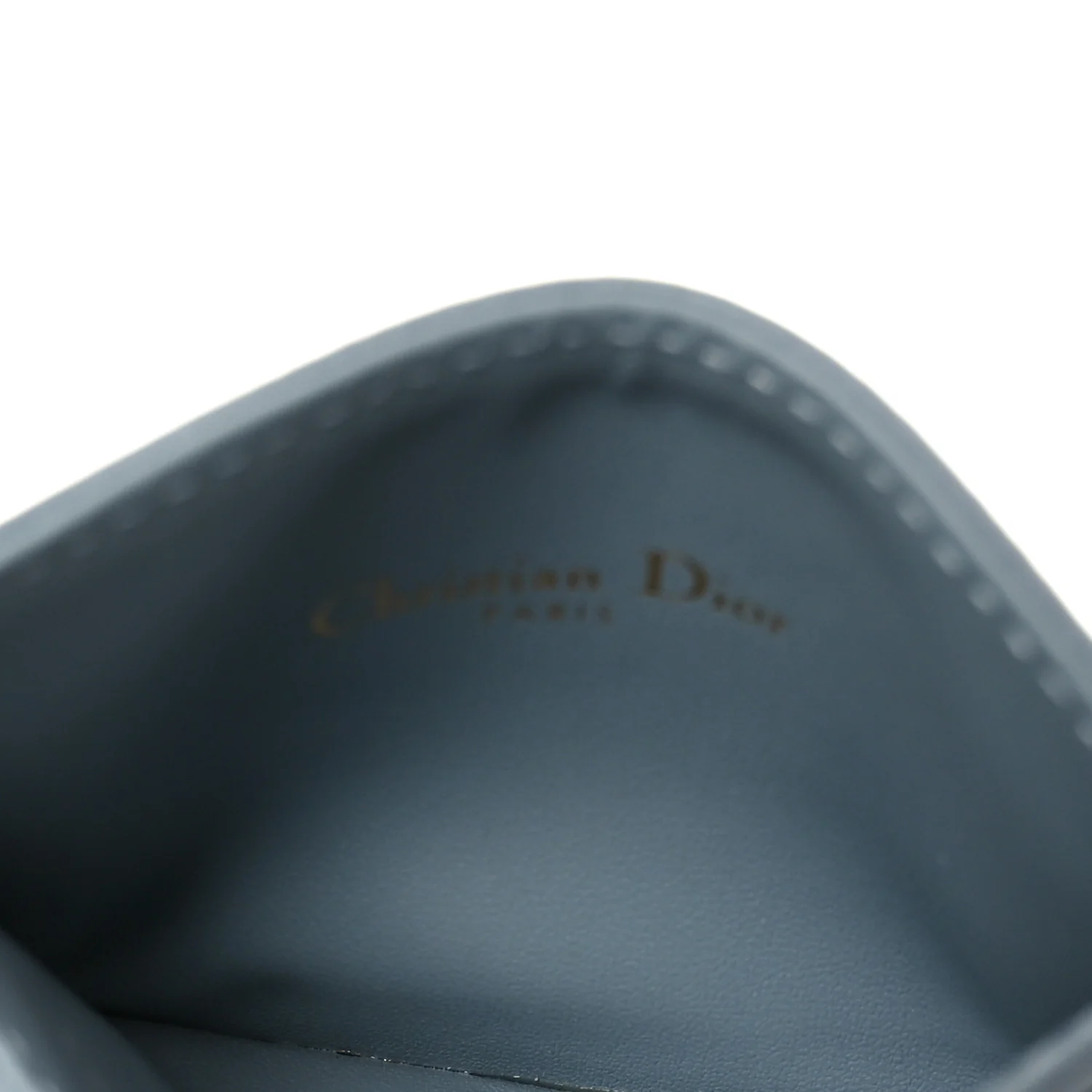 Supple Calfskin Cannage Caro Five-Slot Card Holder Cloud Blue - Image 5