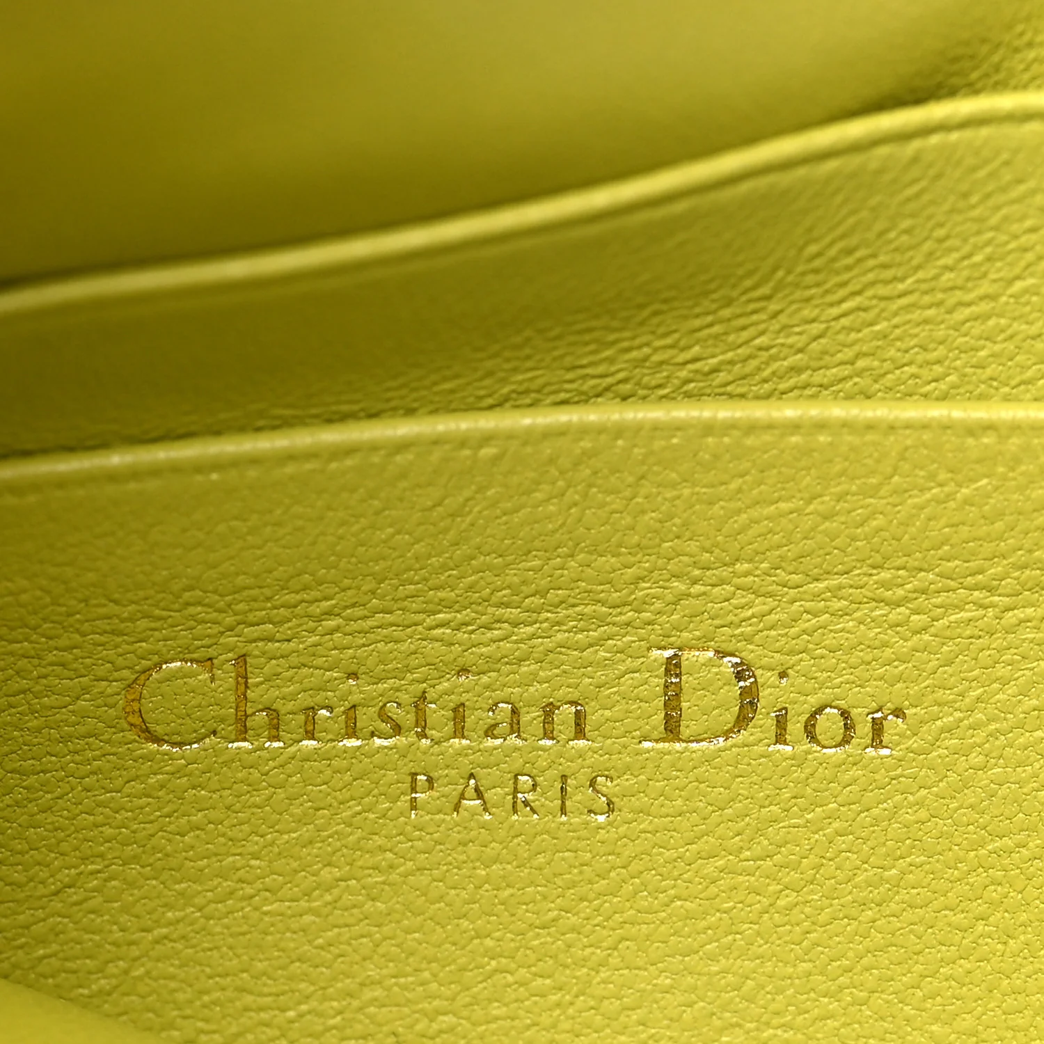 Supple Calfskin Cannage Caro Multifunctional Pouch Lime - Image 6