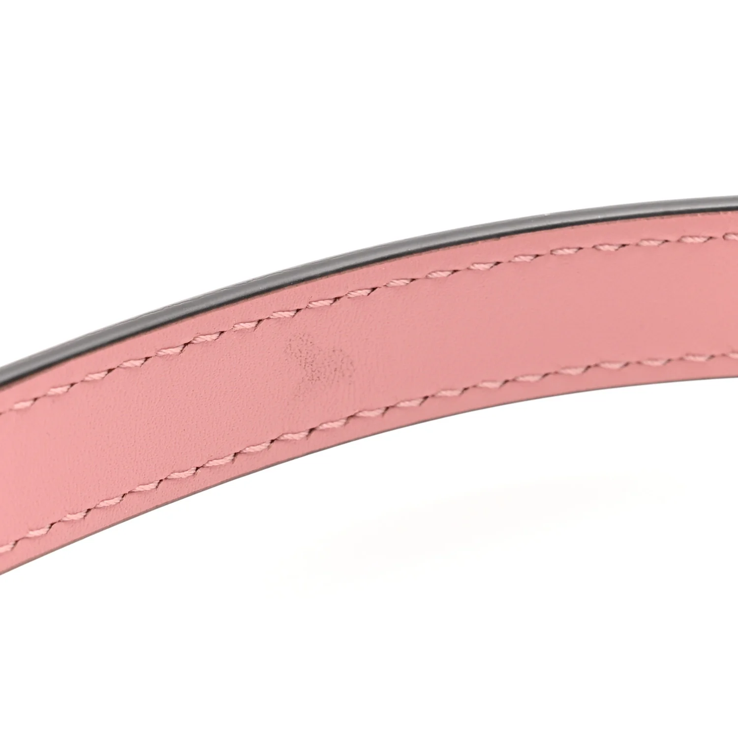 Supple Calfskin Mini Saddle Bag With Strap Old Rose - Image 11