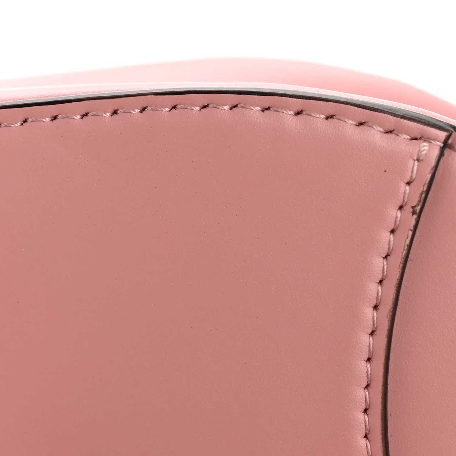 Supple Calfskin Mini Saddle Bag With Strap Old Rose - Image 13