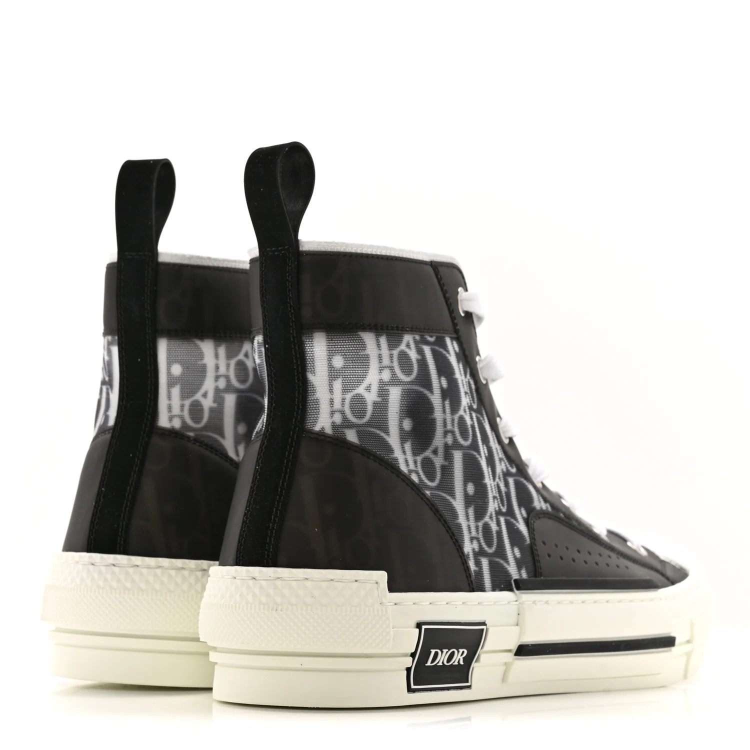 Technical Canvas Oblique Mens B23 High Top 43 Black - Image 5