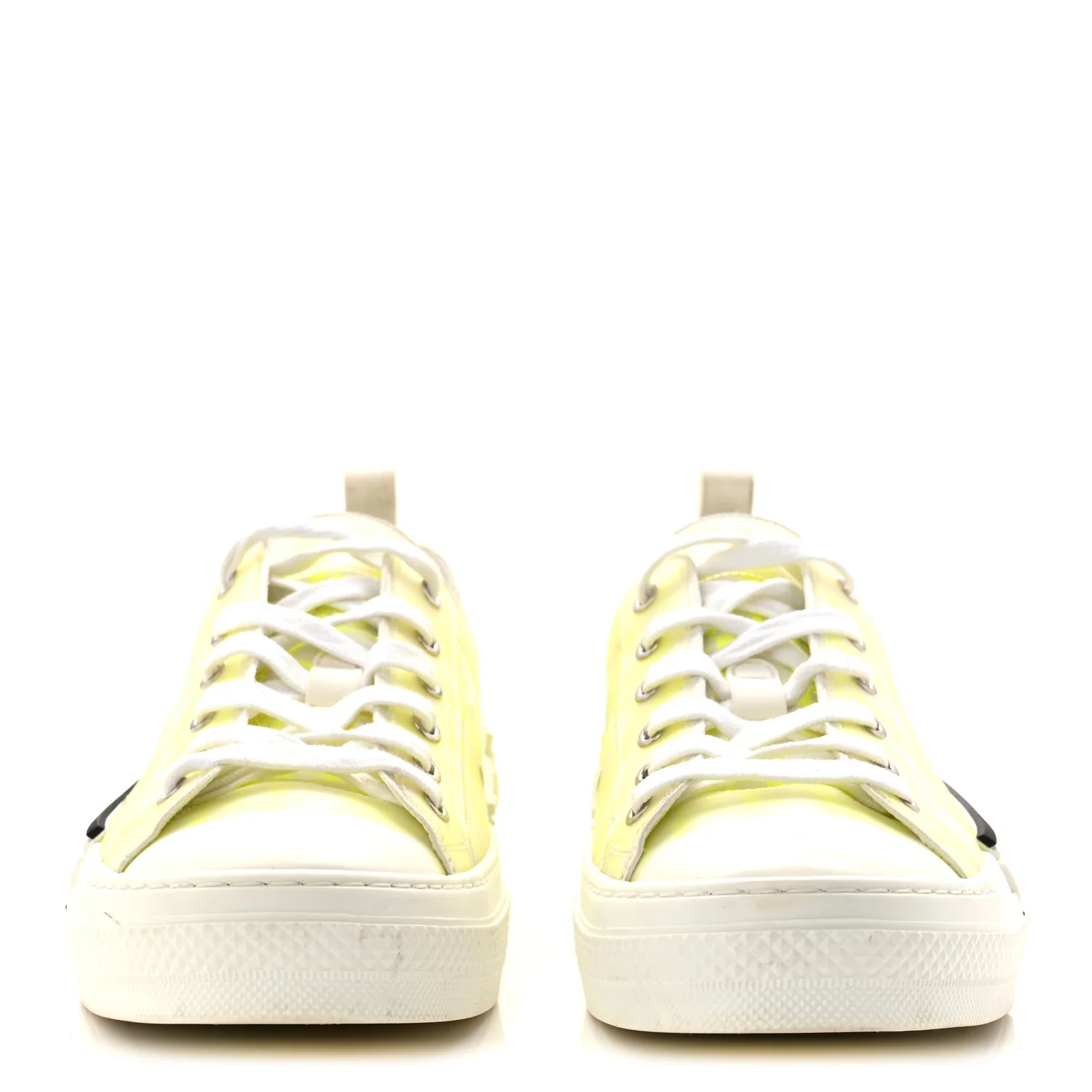 Technical Canvas Oblique Mens B23 Low Top Sneaker 43 Yellow - Image 3