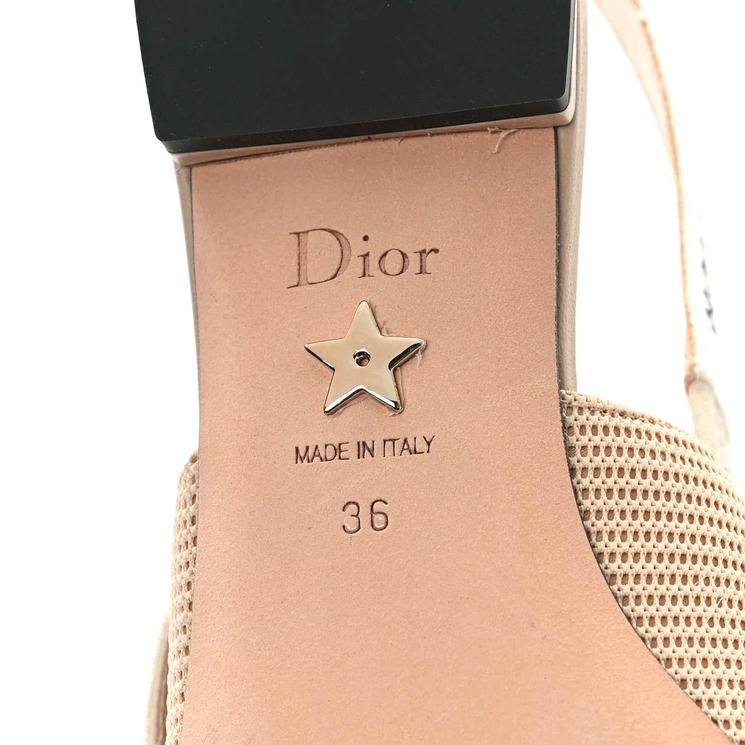 Technical Canvas Ribbon J'Adior Slingback Ballet Flats 36 Powder Nude - Image 7