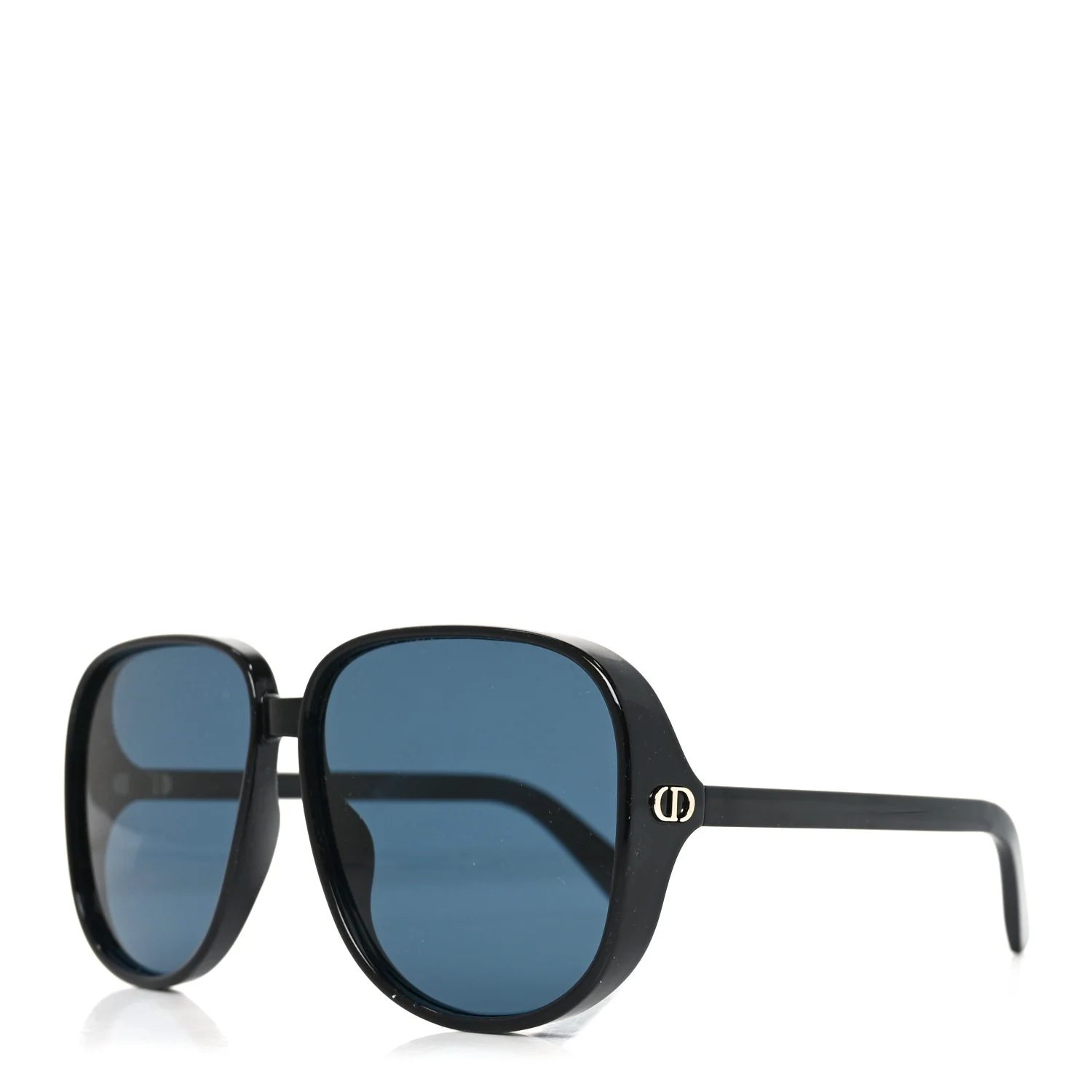 Transparent Acetate D-Doll Sunglasses Black
