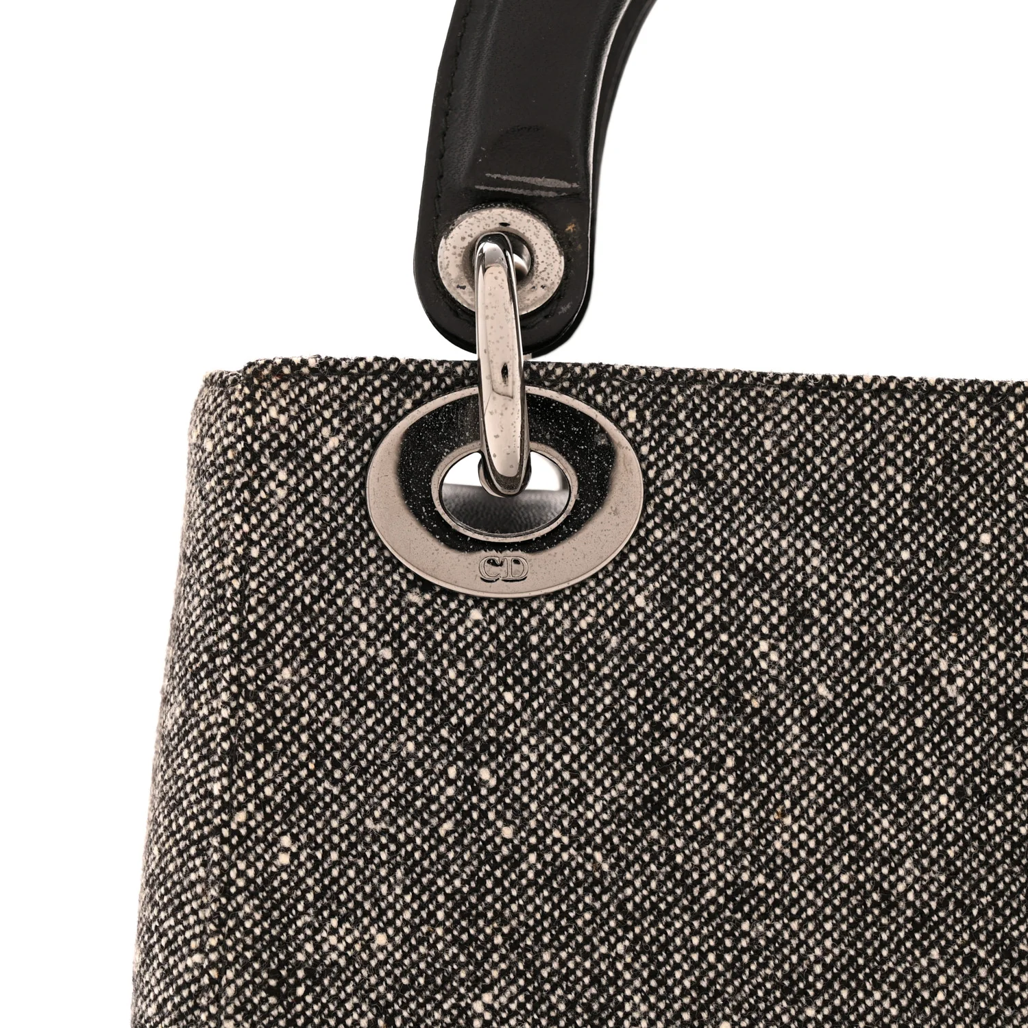 Tweed Mini Lady Dior Black - Image 14