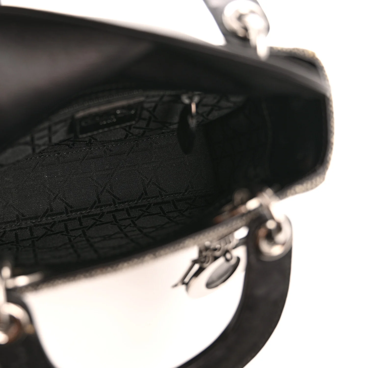 Tweed Mini Lady Dior Black - Image 5
